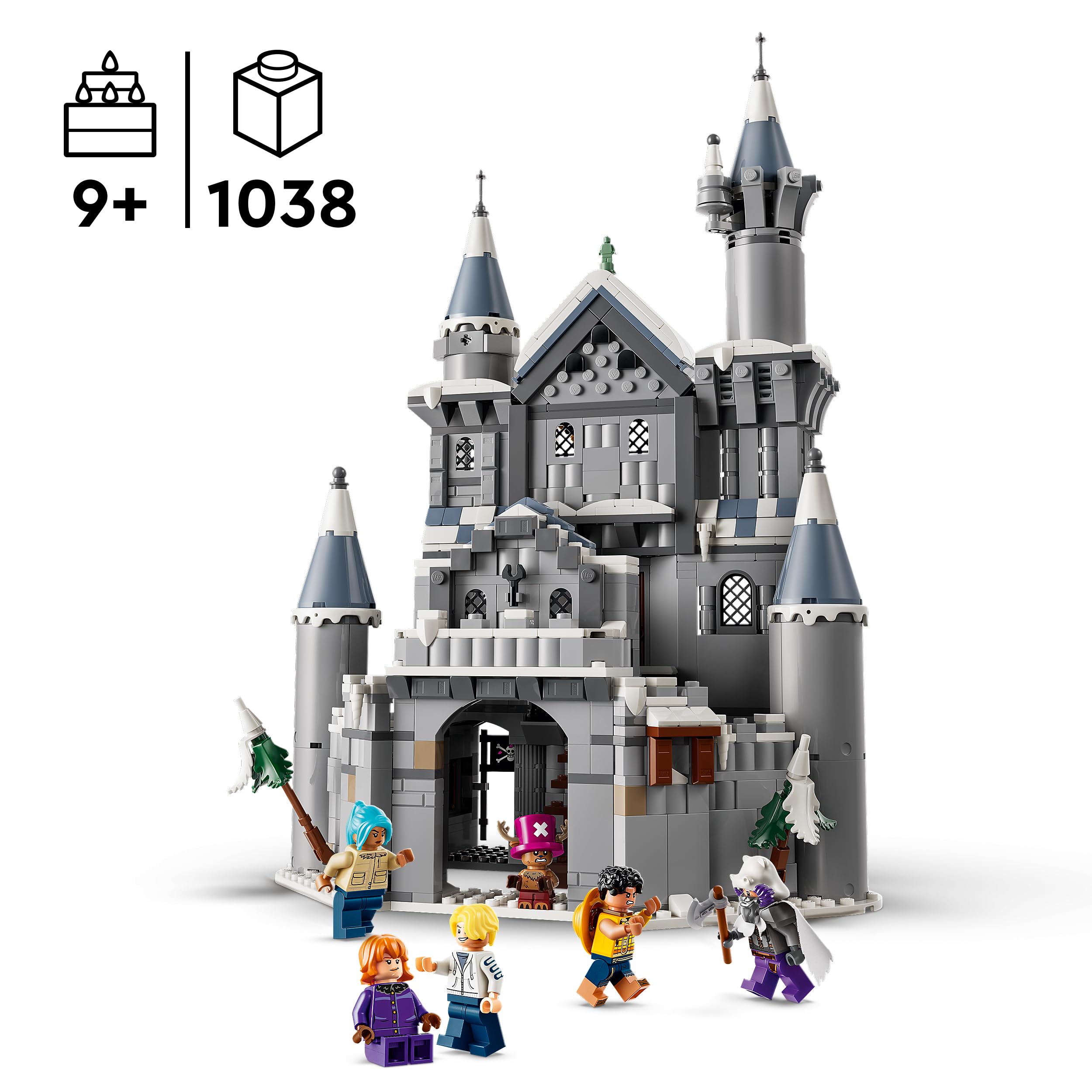 LEGO ONE PIECE Battle at Drum Castle Building Set | 6 Minifigures | Ages 9+ 2