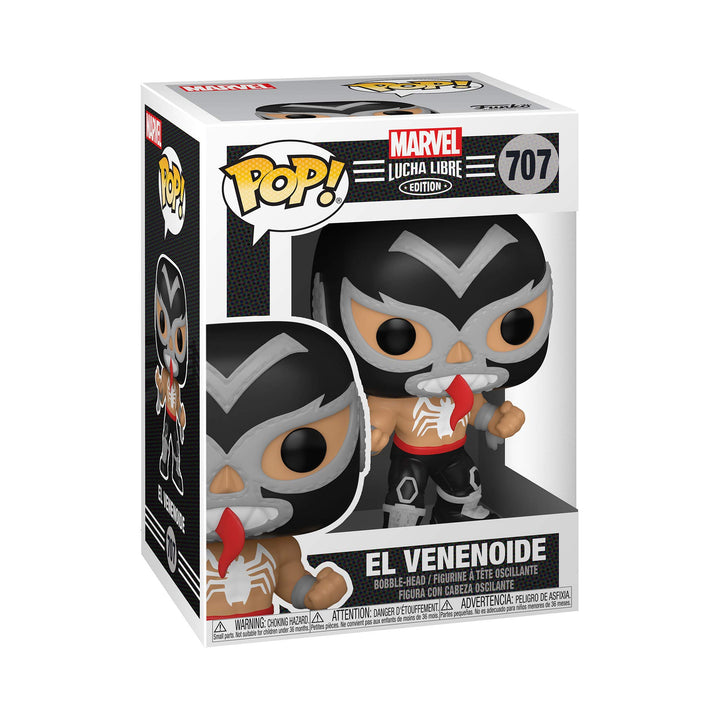 Funko Pop! Marvel Lucha Libre Edition - El Venenoide Vinyl Figure #707 (53869)