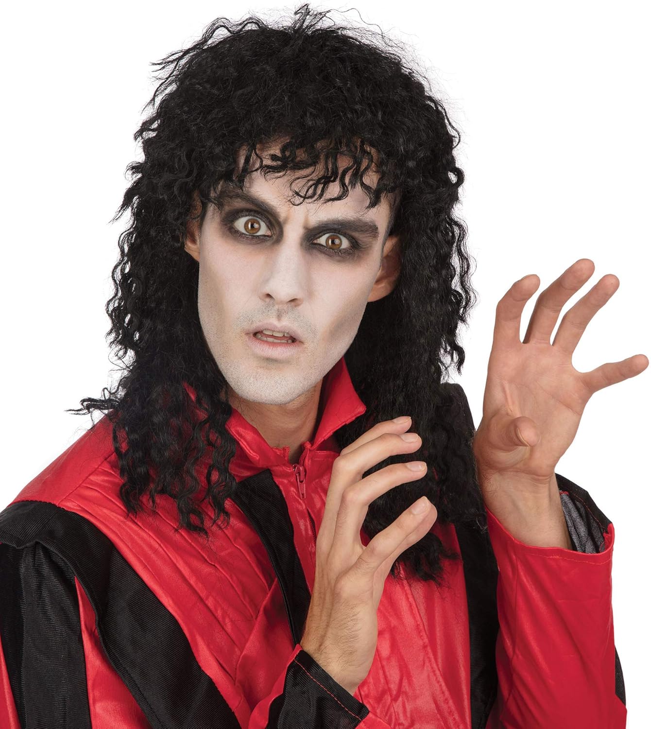 Bristol Novelty Weird Guy Wig BW716, Black, One Size 1