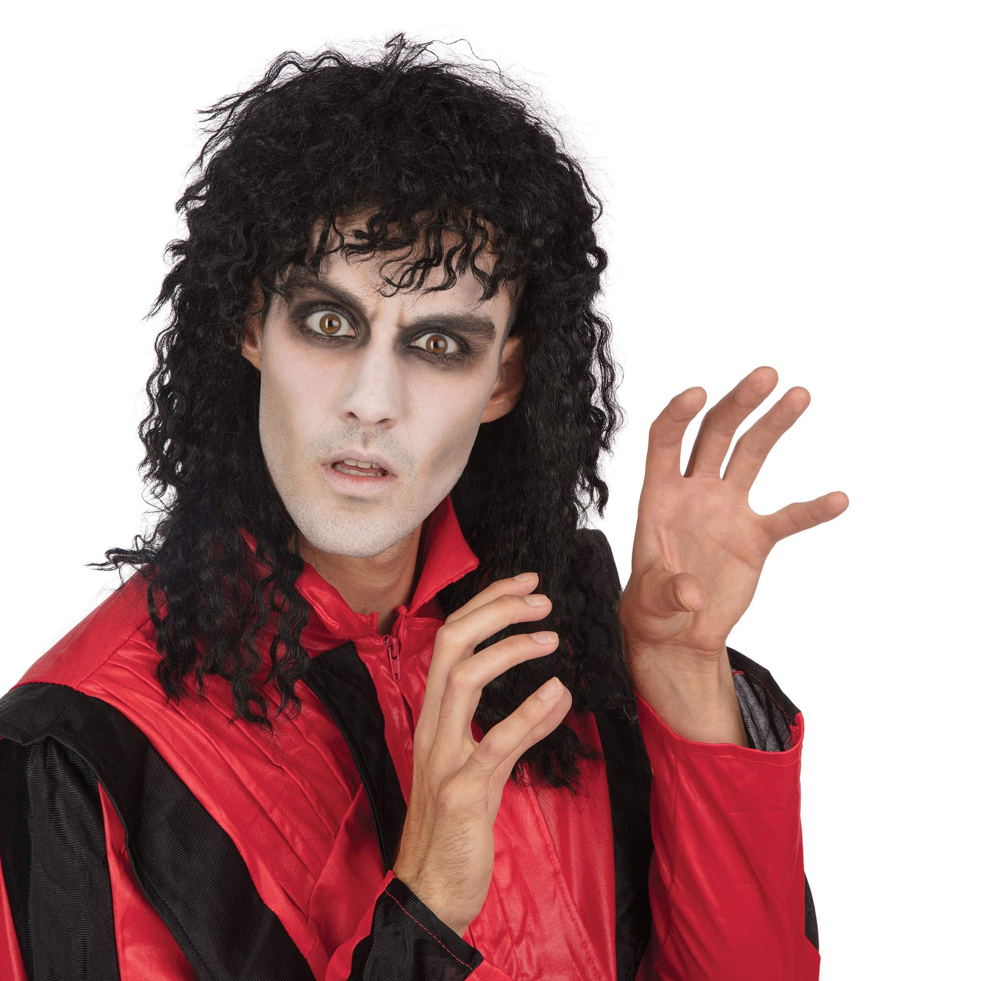 Bristol Novelty Weird Guy Wig BW716, Black, One Size 4