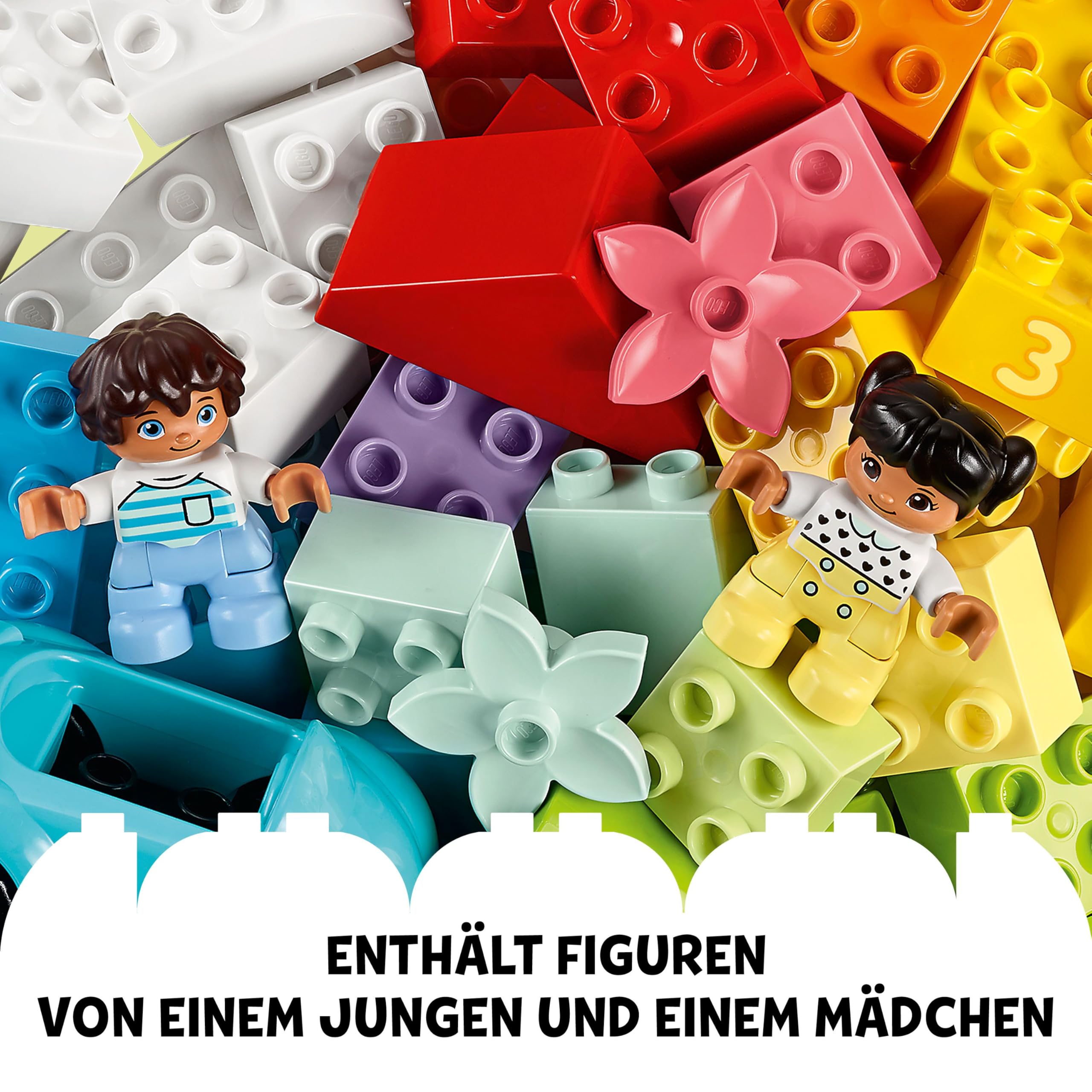 LEGO DUPLO Classic Brick Box 10913 - Educational Building Set for Toddlers 18 Months+ 7