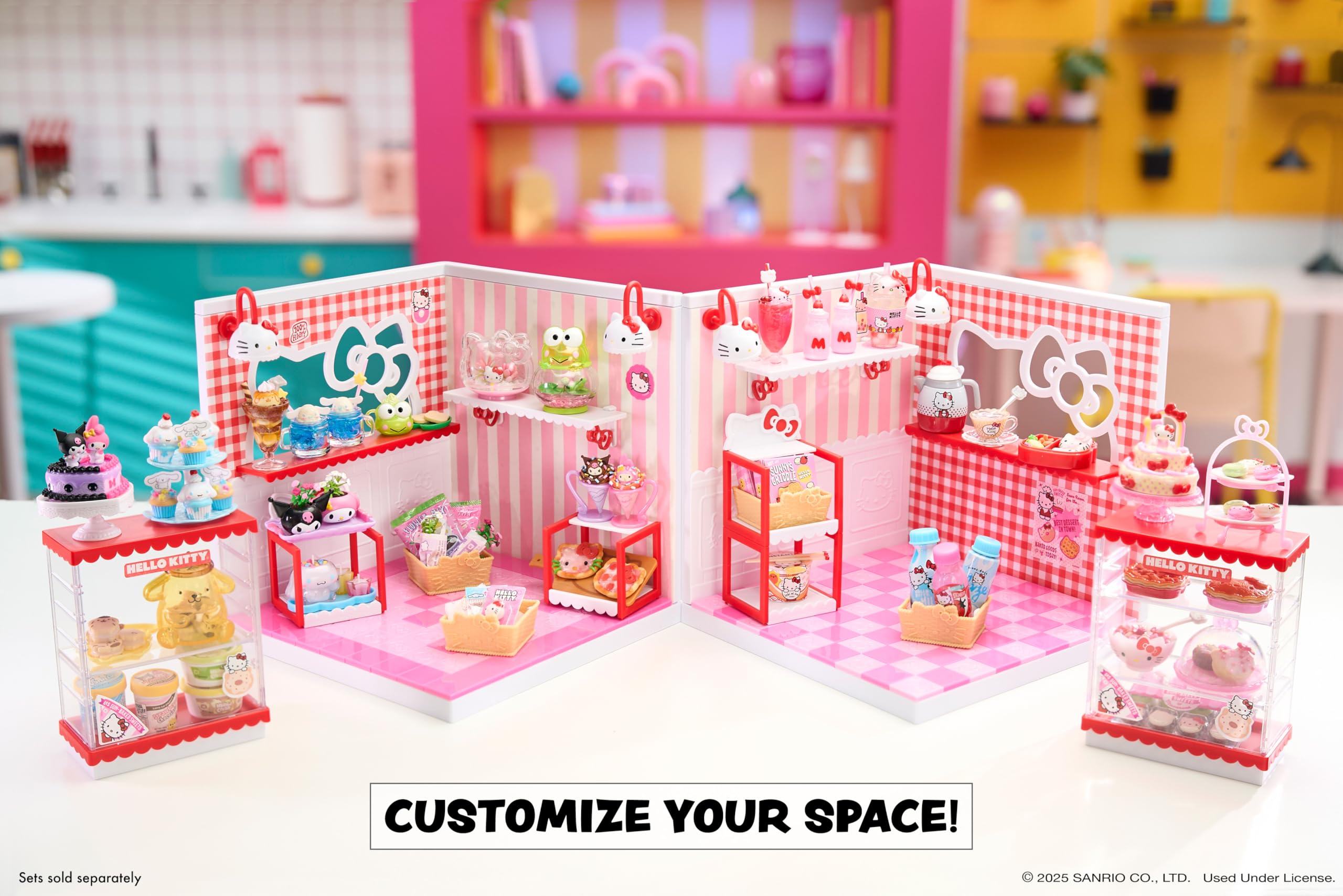 Miniverse Make It Mini Spaces Hello Kitty - Building Set for Kids 8+, DIY Craft Room Playset 13
