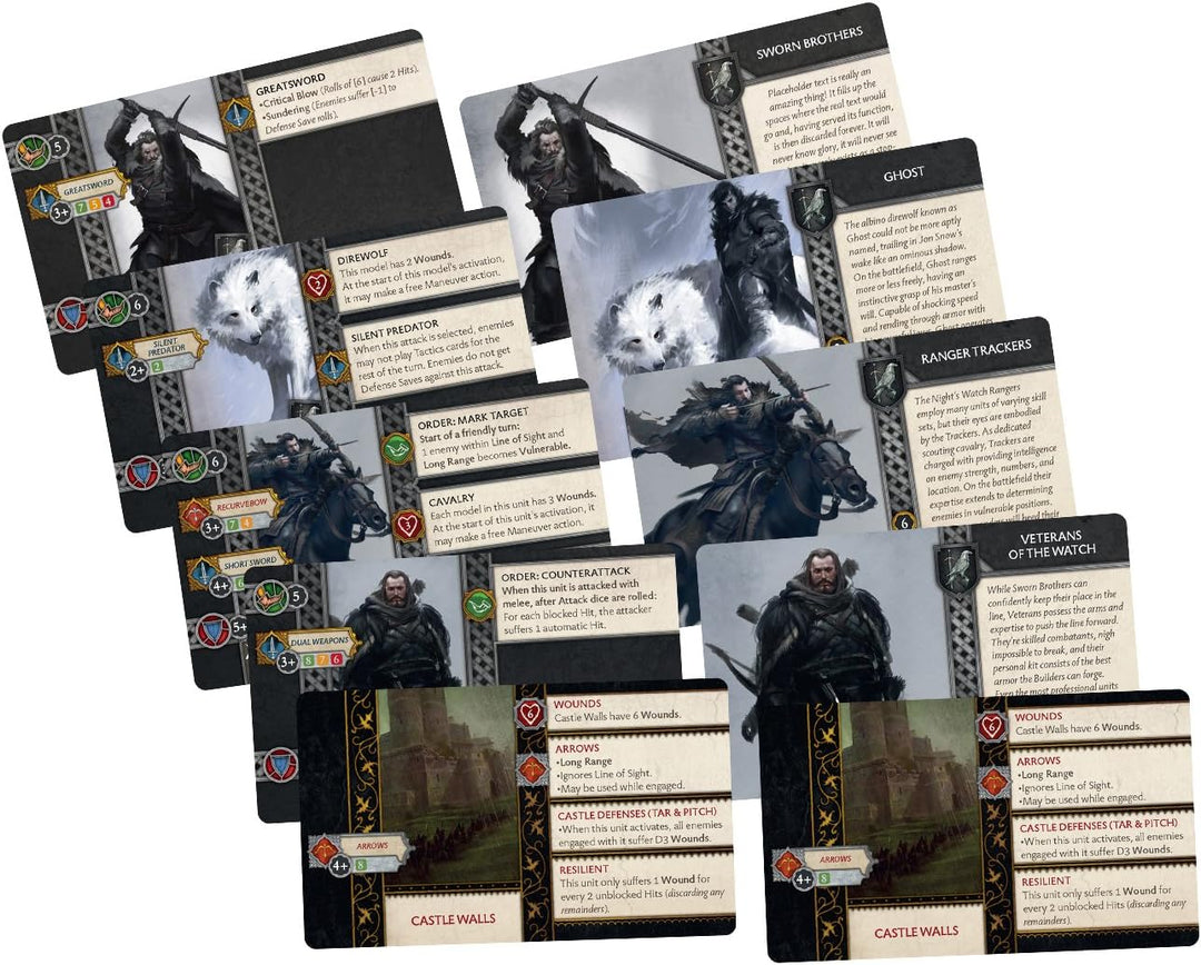 Cool Mini or Not A Song of Ice and Fire: Night's Watch Starter Set - Miniature Game (CMNSIF002))