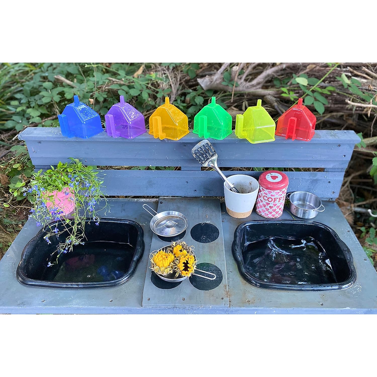 tickit Translucent Colour Funnels - Set of 6 | Early STEM & Motor Skills | Ages 18m+ 5