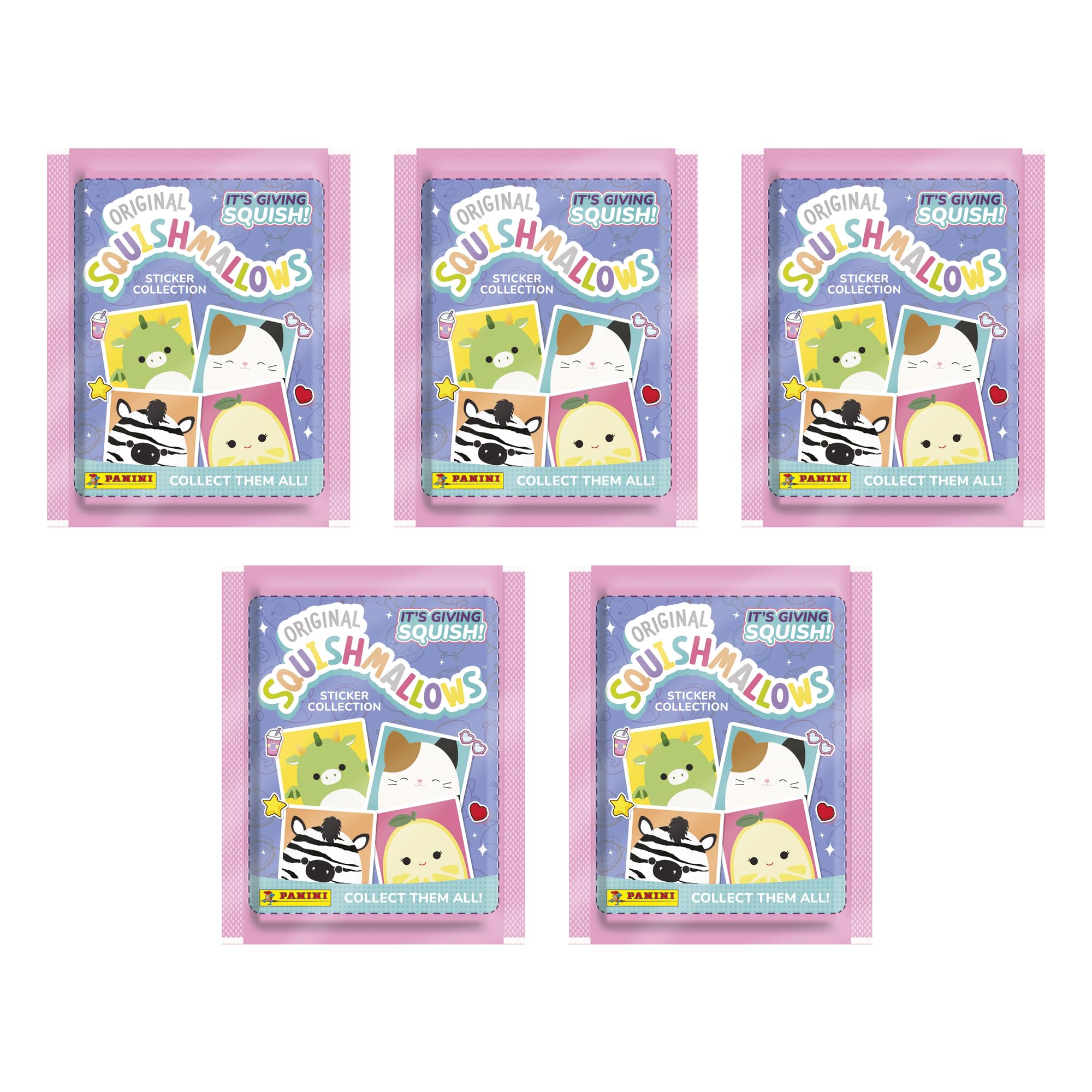 Panini Squishmallows It’s Giving Squish Sticker Collection Starter Pack 3