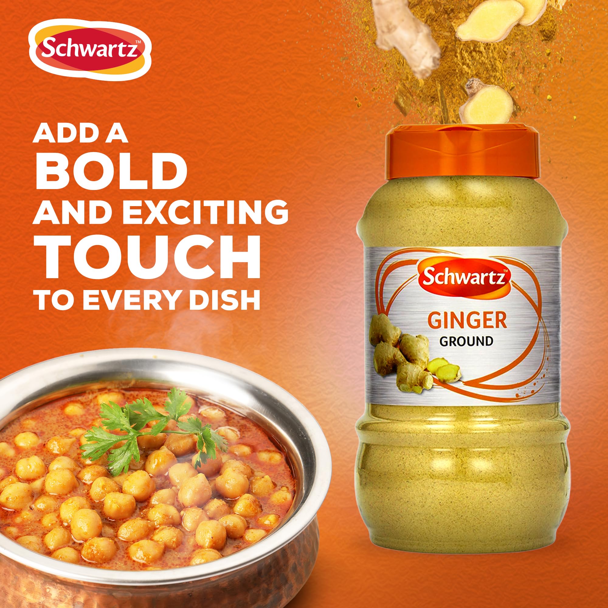 Schwartz Ground Ginger Powder - Warm & Sweet Aromatic Spice for Curries | 310g 2