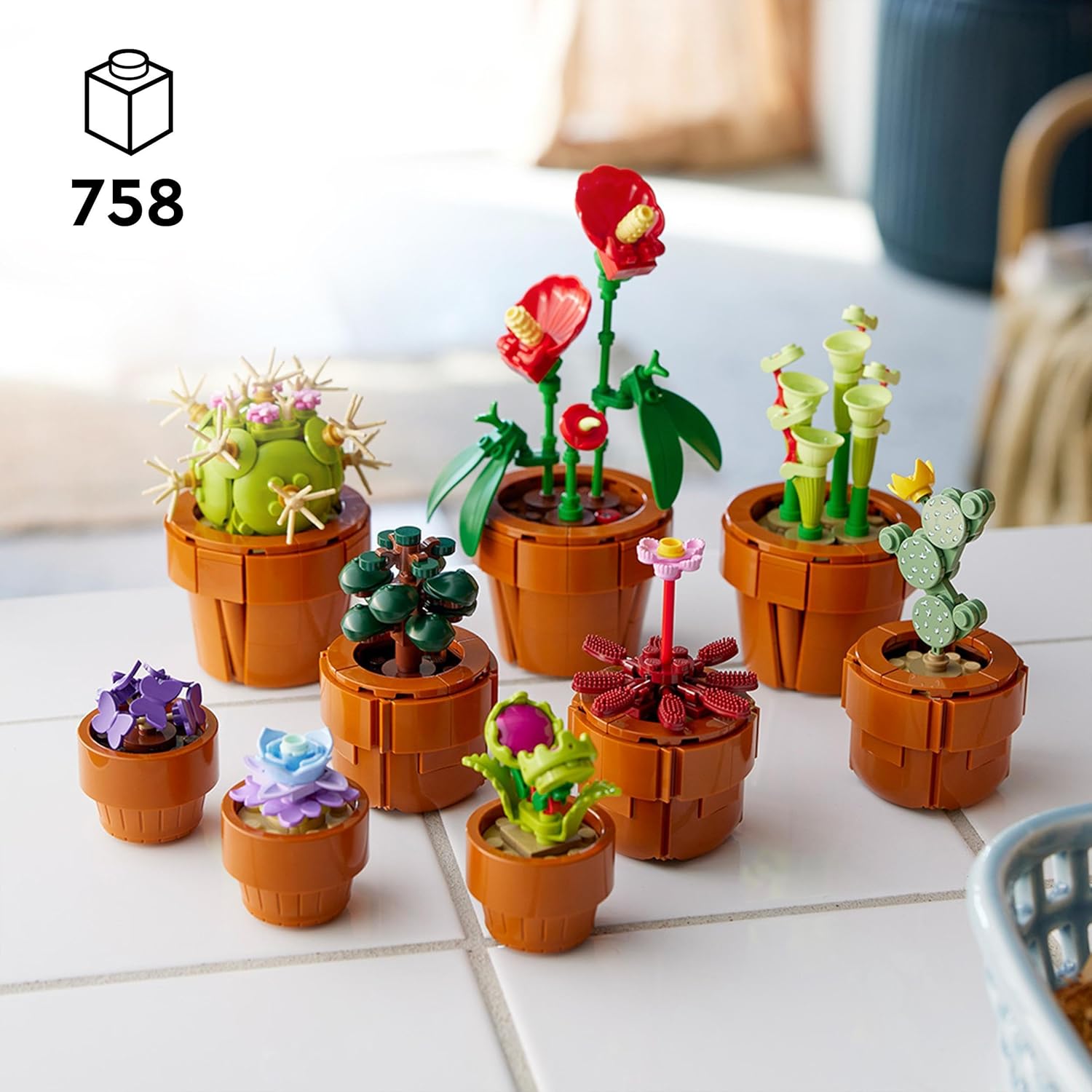 LEGO Icons Tiny Plants 10329 - Botanical Collection Building Set for Adults 2