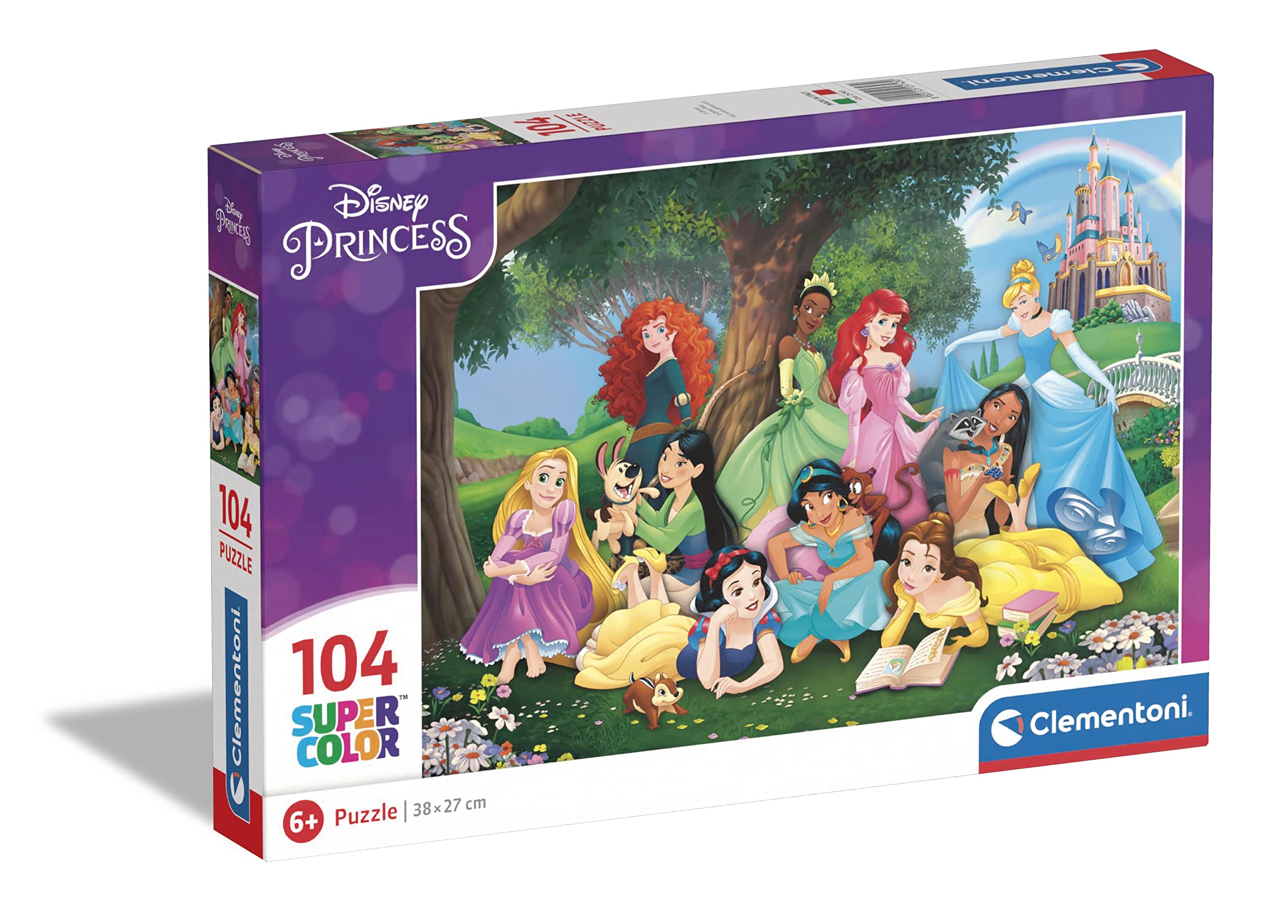 Clementoni Disney Princess Jigsaw Puzzle - 104 Pieces | 48.5 x 33.5 cm Finished Size 1
