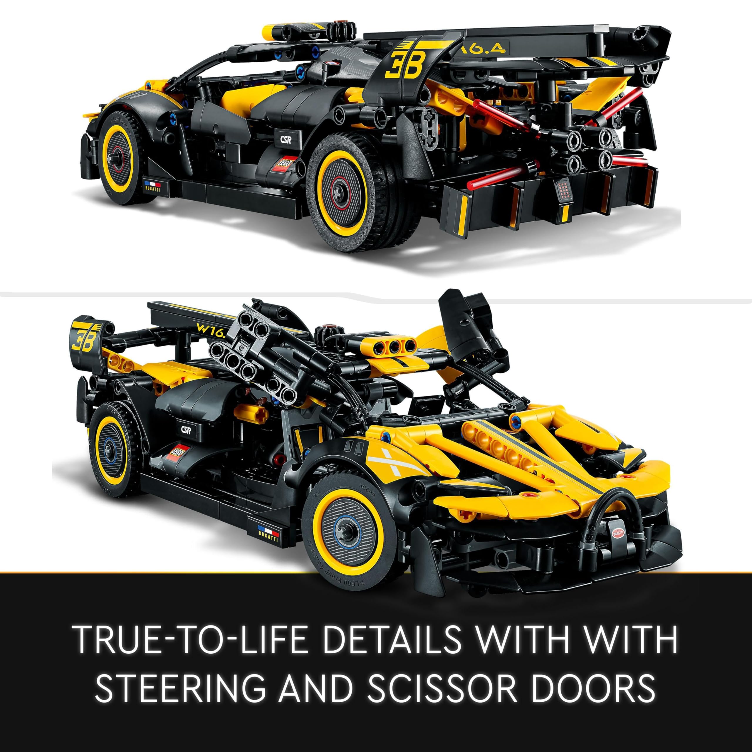 LEGO Technic 42151 Bugatti Bolide Racing Car Model Building Set | Ages 9+ 3