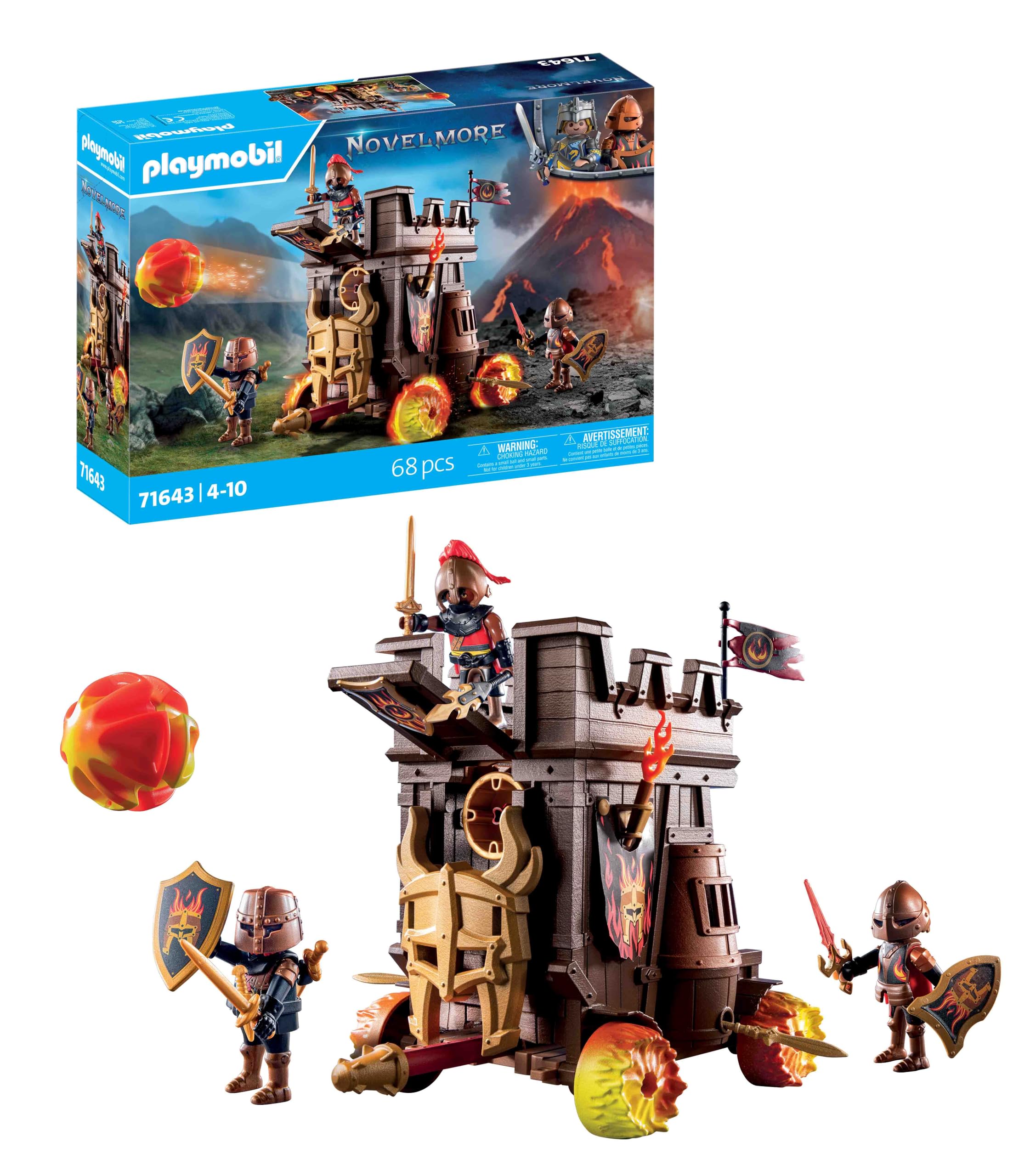 Playmobil Battle Wagon with Fire Cannon and Battering Ram - Ages 4+