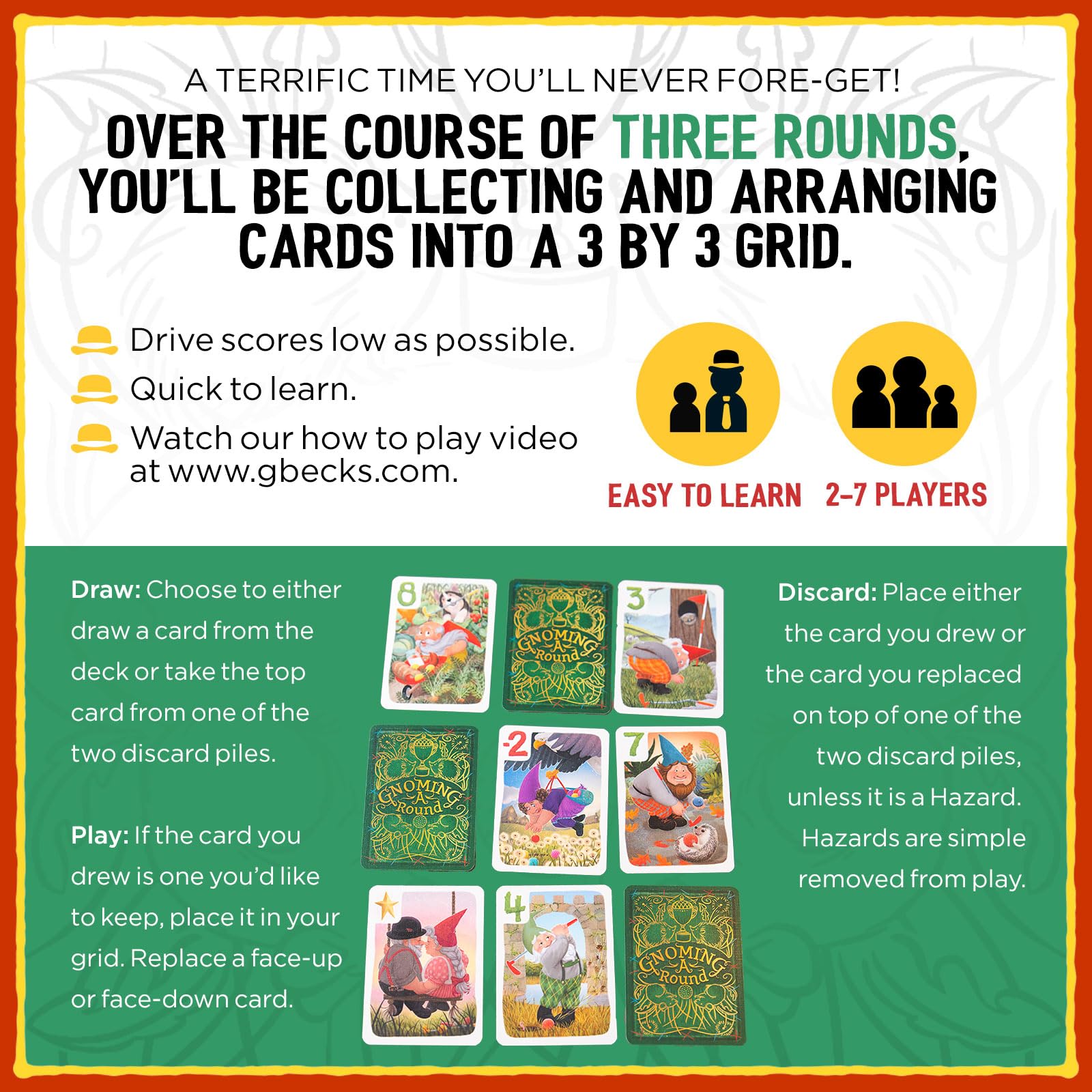 Grandpa Beck's Games Gnoming A Round Card Game | Family Fun | Ages 7+ 5