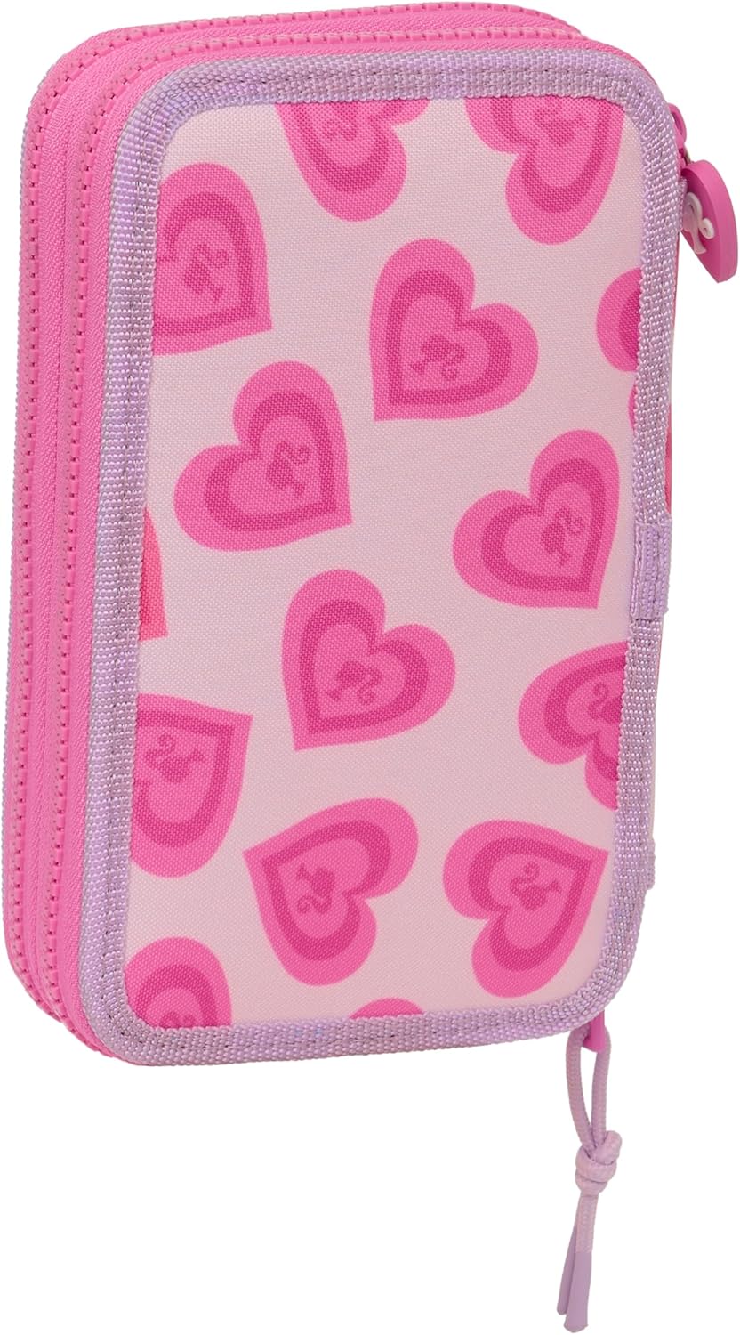 Safta Barbie Love Pencil Case with Colours (M854)