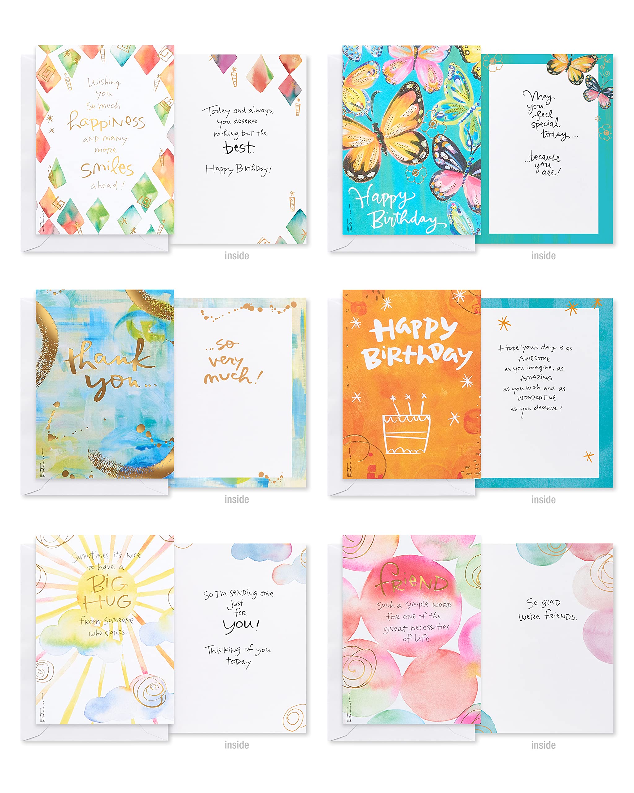American Greetings All Occasion Blank Card Multipack - 40 Count, FSC Certified Cardstock 5
