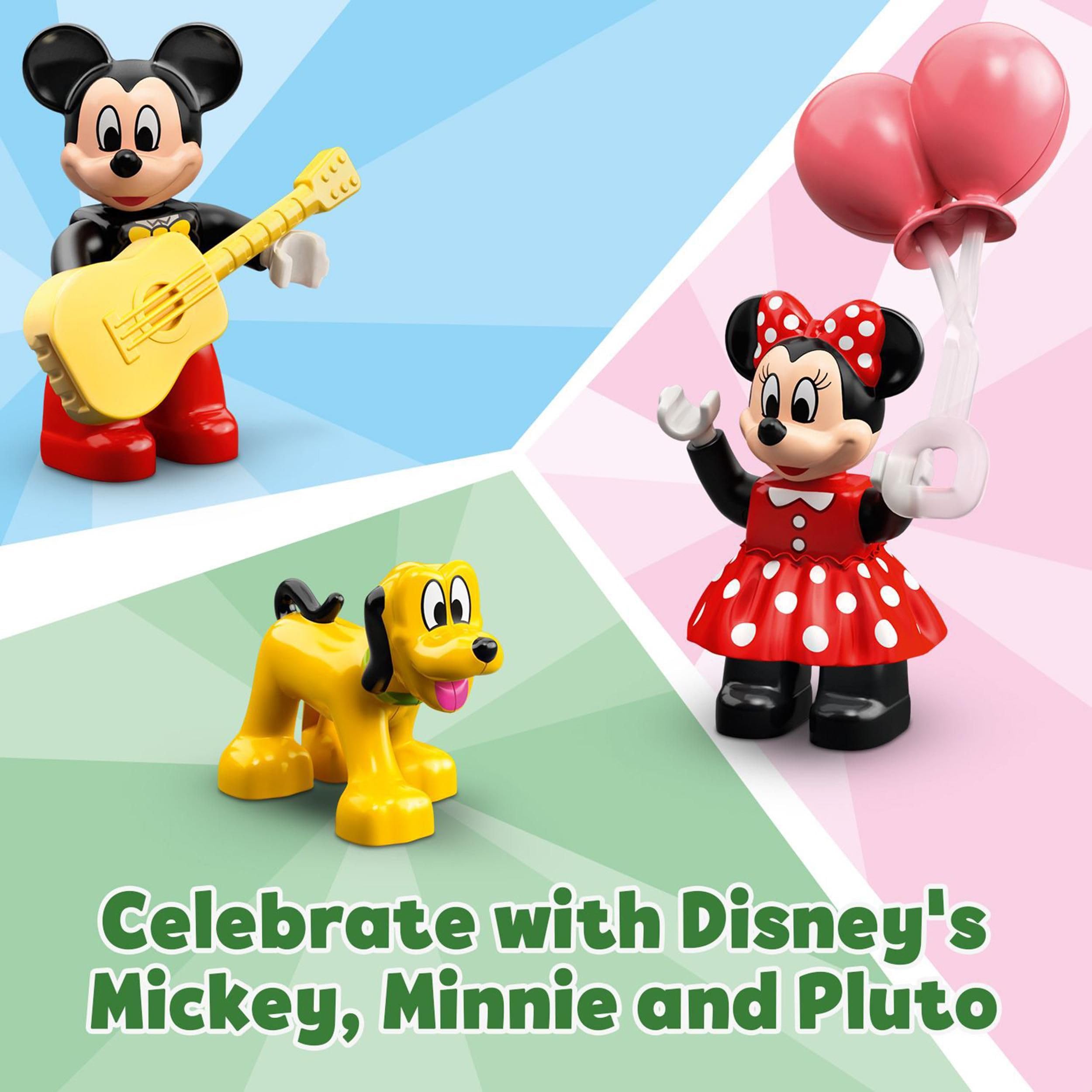 LEGO 10941 DUPLO Disney Mickey & Minnie Birthday Train Toy for Toddlers 2+ | 22 Pieces 2