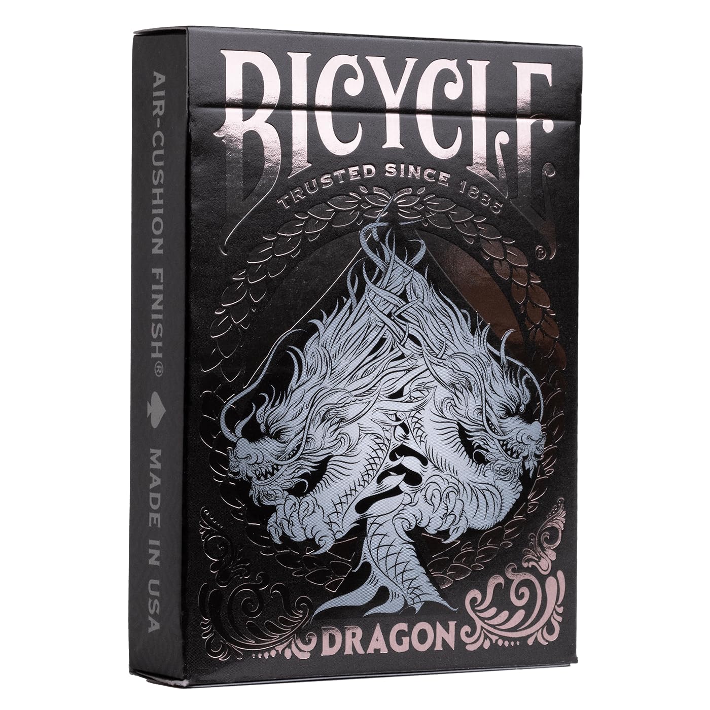 Bicycle Black Dragon Playing Cards - Air Cushion Finish | Unisex Adult | 1 Deck
