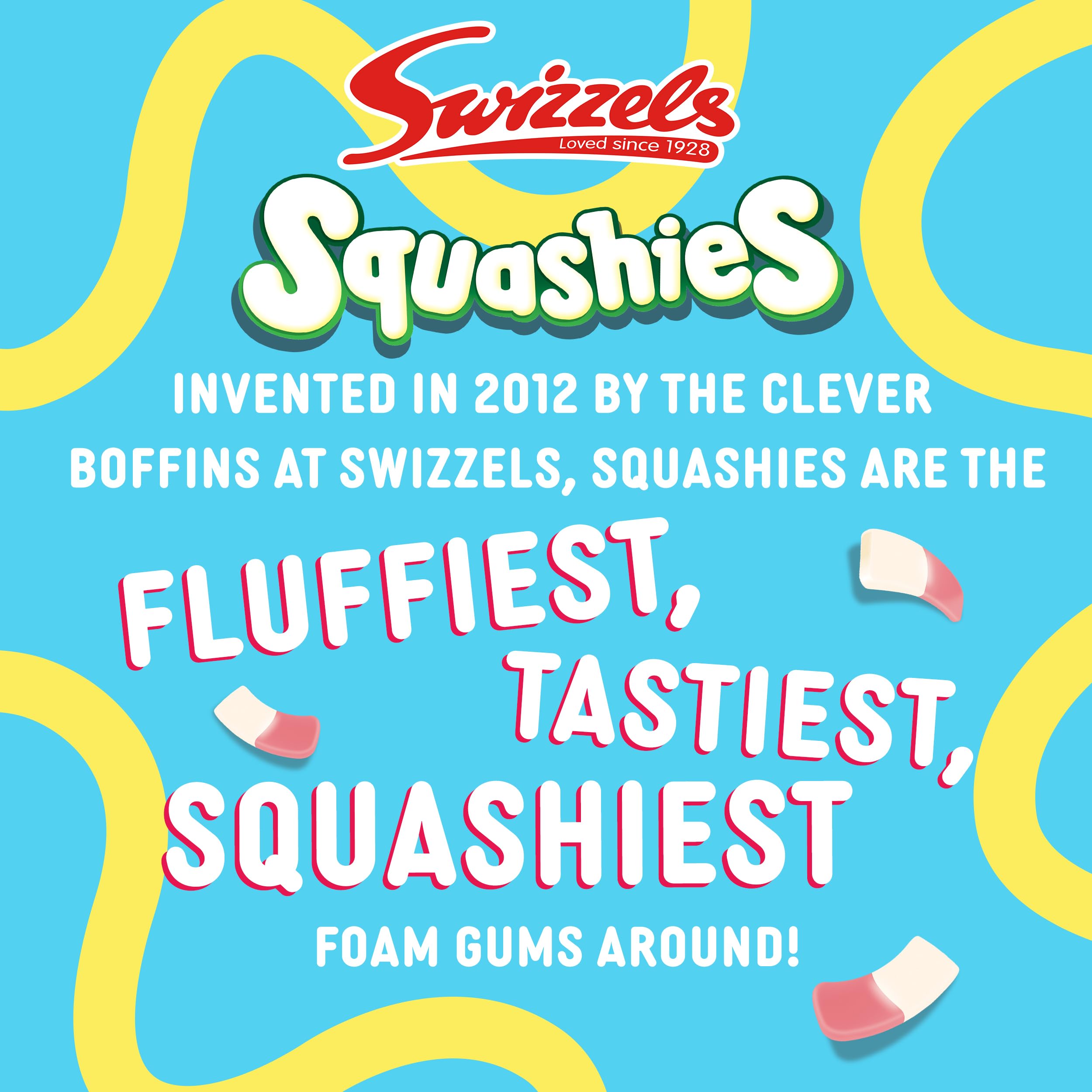 Swizzels Drumstick Squashies Original Sweets - Raspberry 140g 5