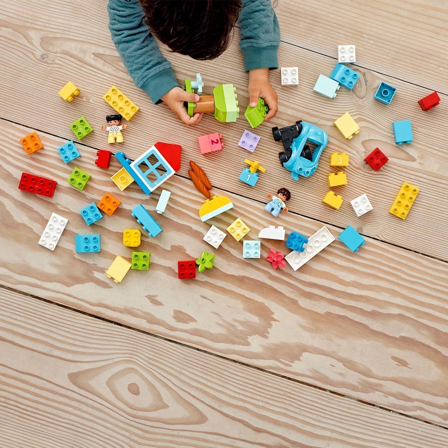 LEGO DUPLO Classic Brick Box 10913 - Educational Building Set for Toddlers 18 Months+ 22