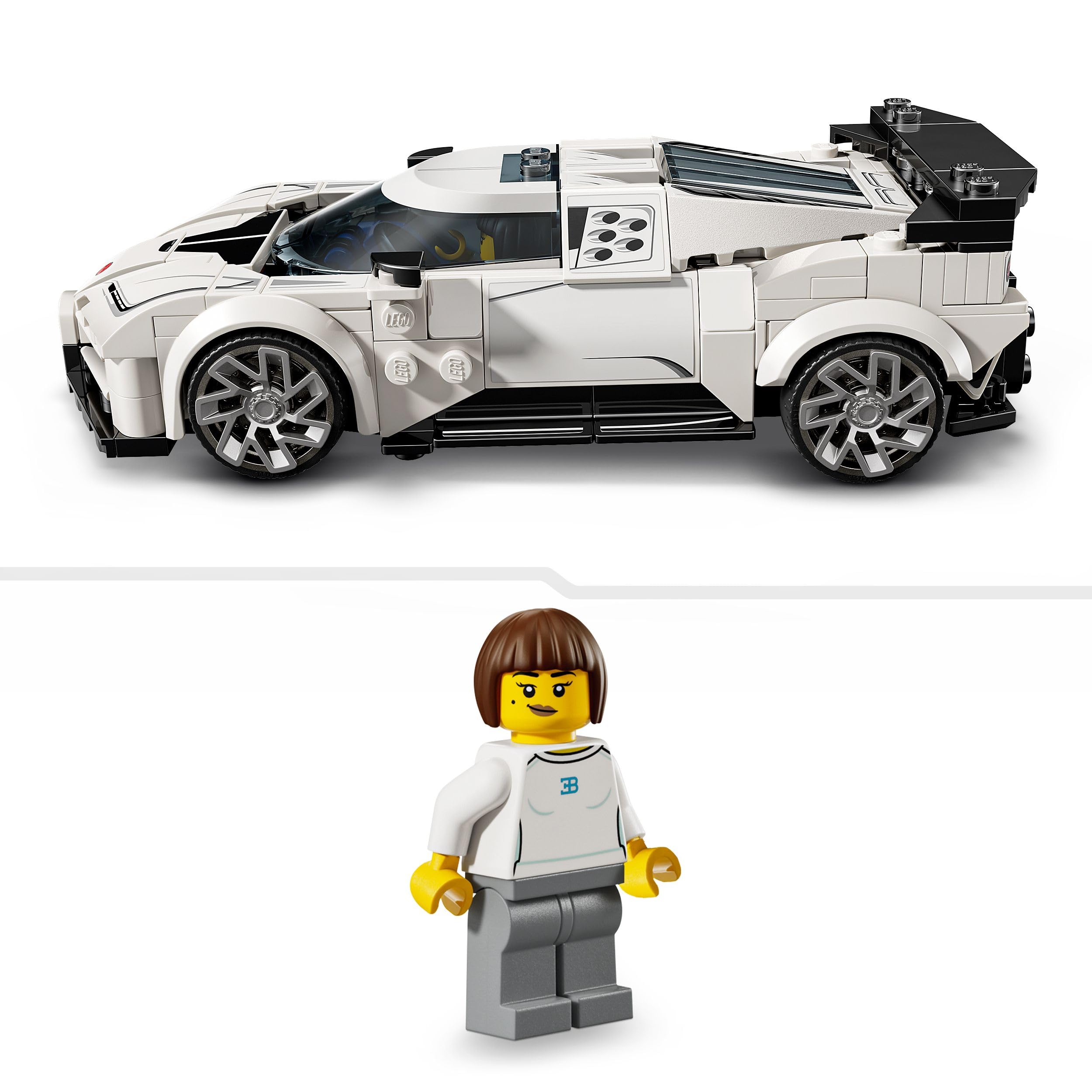 LEGO Speed Champions Bugatti Centodieci Hyper Sports Car Toy - Building Set for 9+ 5