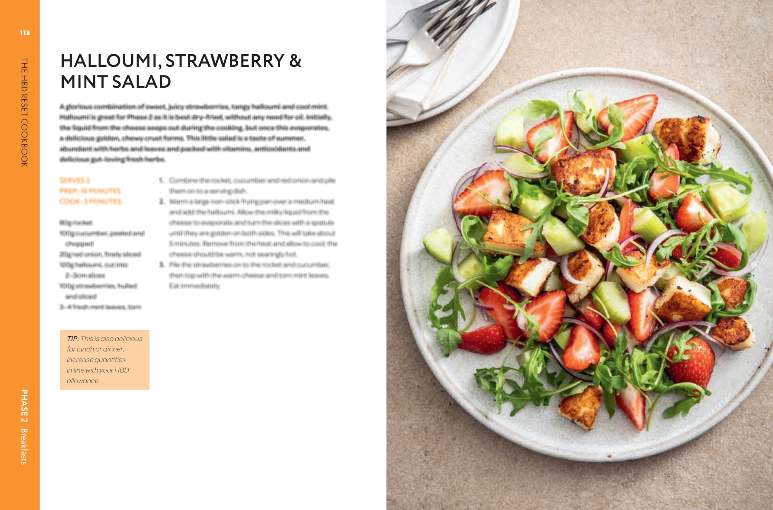 Thorsons/Element GB The HBD Reset Cookbook - 16-Day Weight Control Program | Hardcover 2