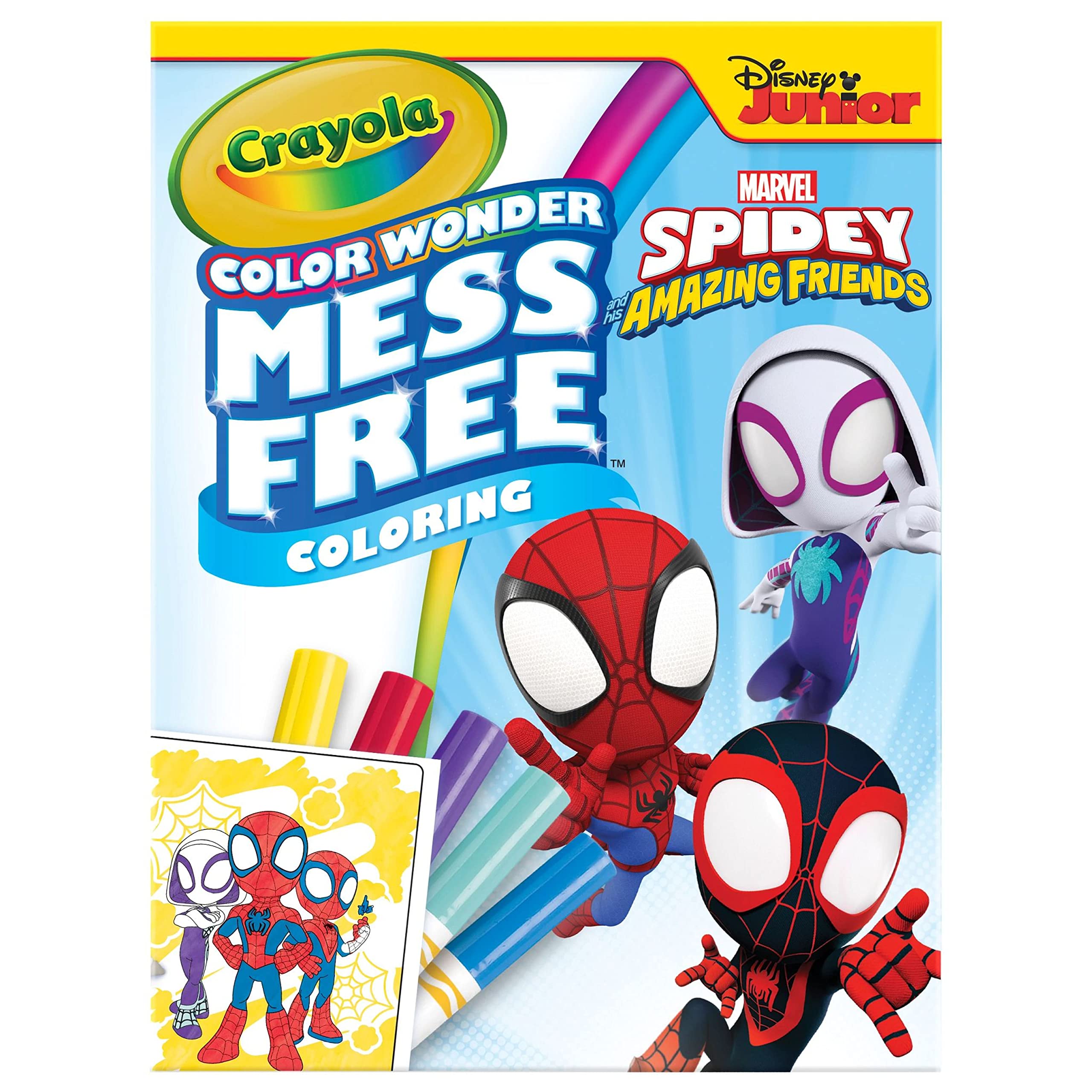 CRAYOLA Color Wonder - Marvel Spidey and His Amazing Friends Mess-Free Coloring Set 2