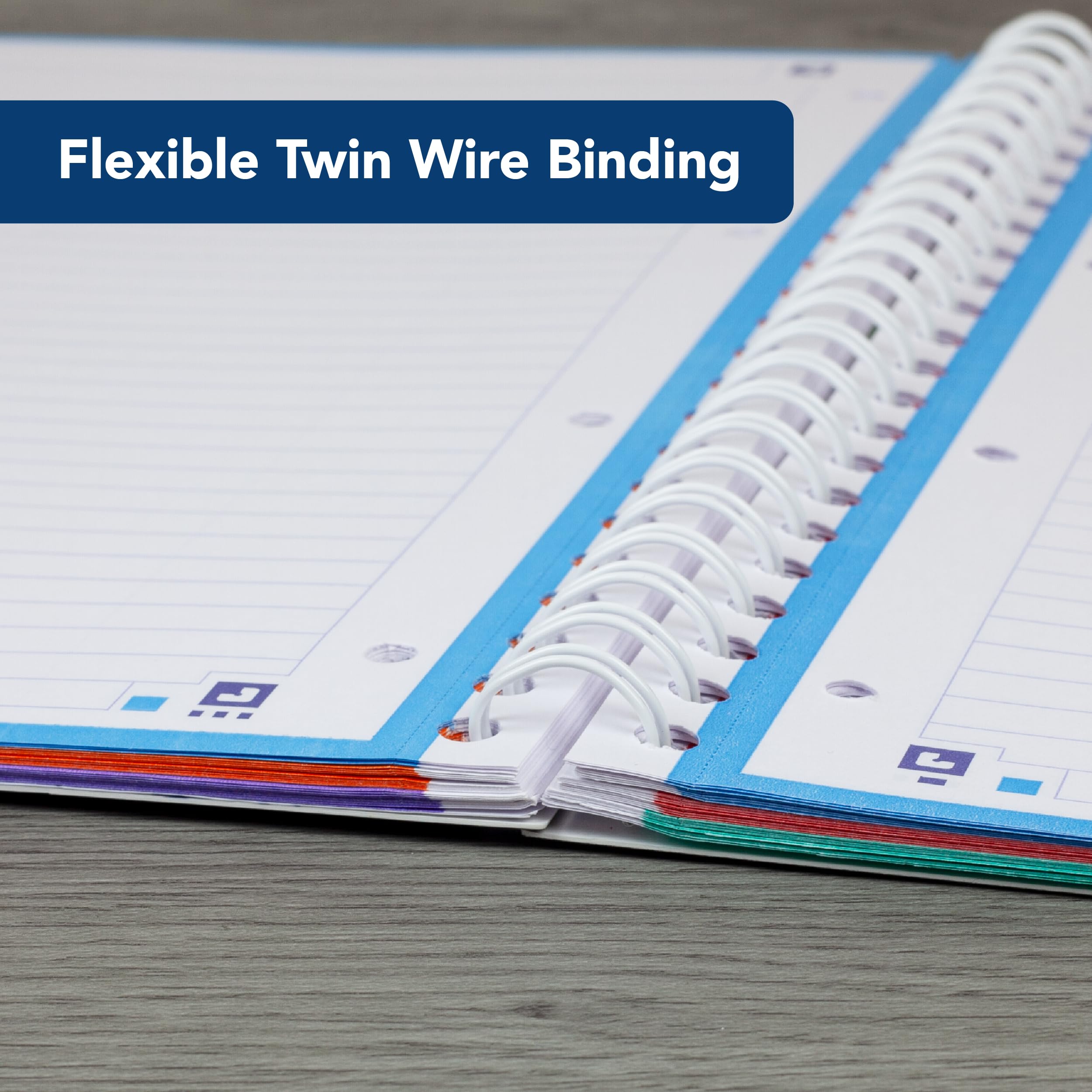 Oxford Campus A4 Subject Notebook - Digital Dividers | Wirebound | 160 Pages 5