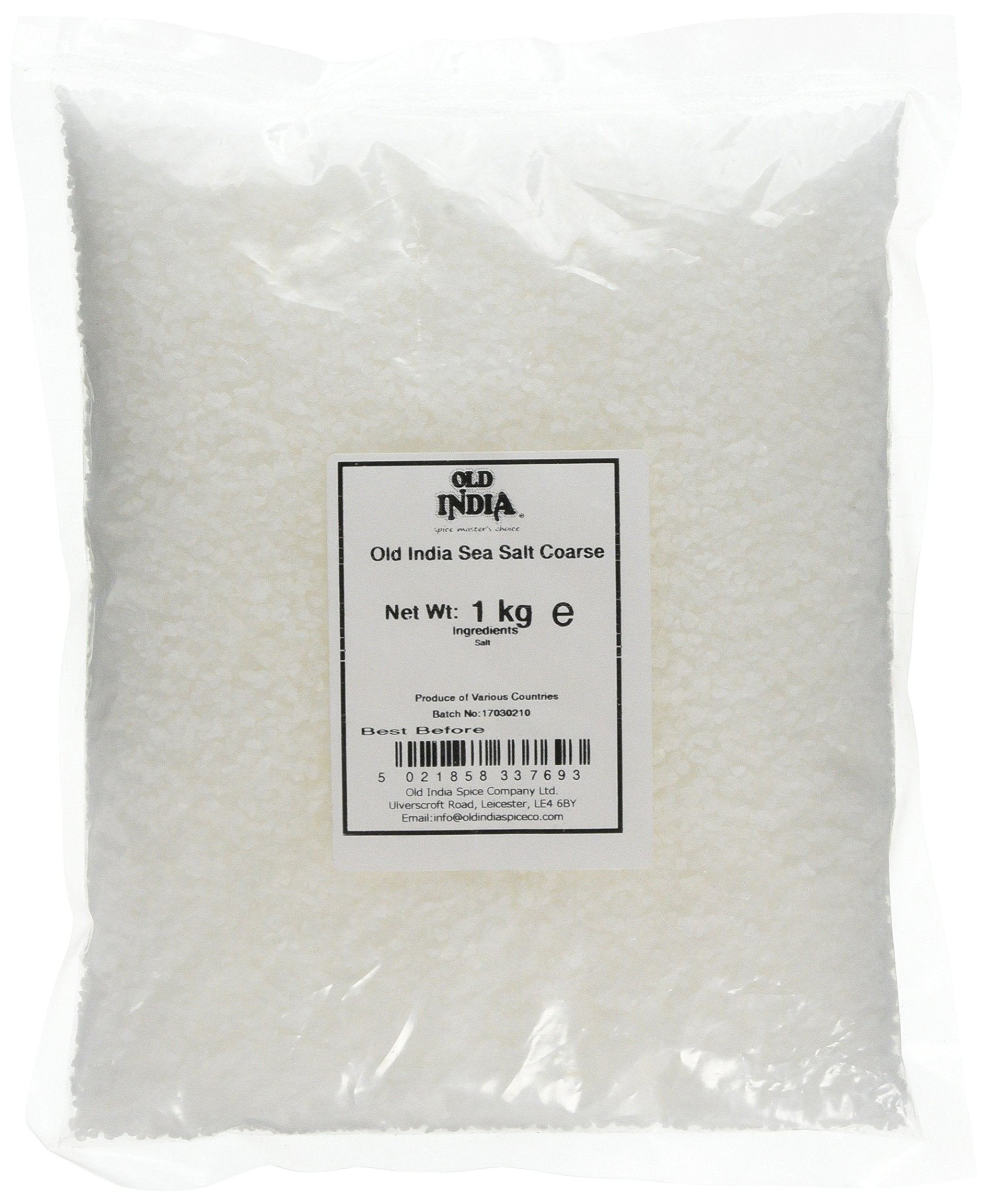 Old India Sea Salt Coarse - 1 kg Natural Crystal Salt | 2 Year Shelf Life