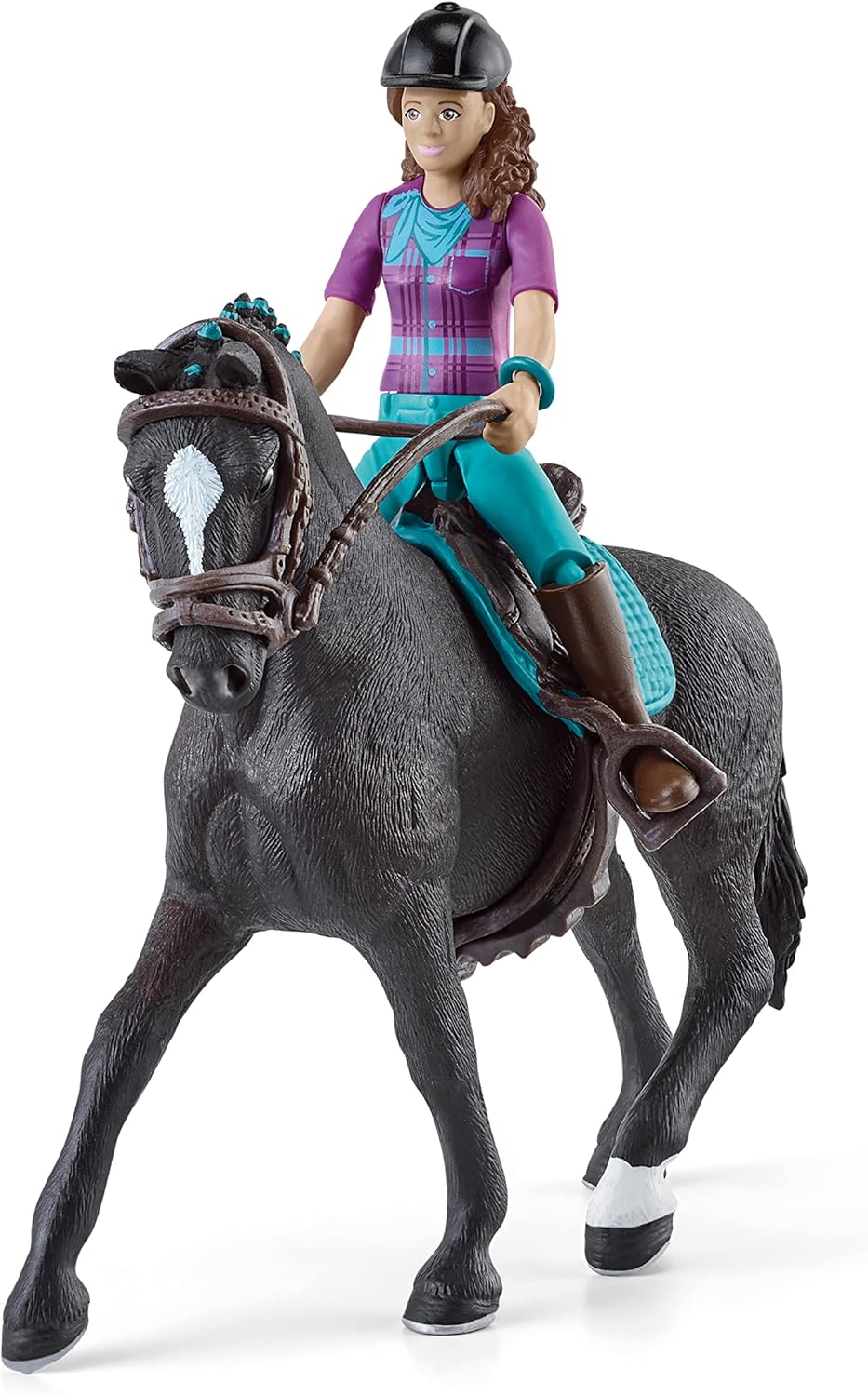 SCHLEICH Horse Club Lisa & Storm Playset - Action Figure with Poseable Doll & Horse for Ages 5+ 1