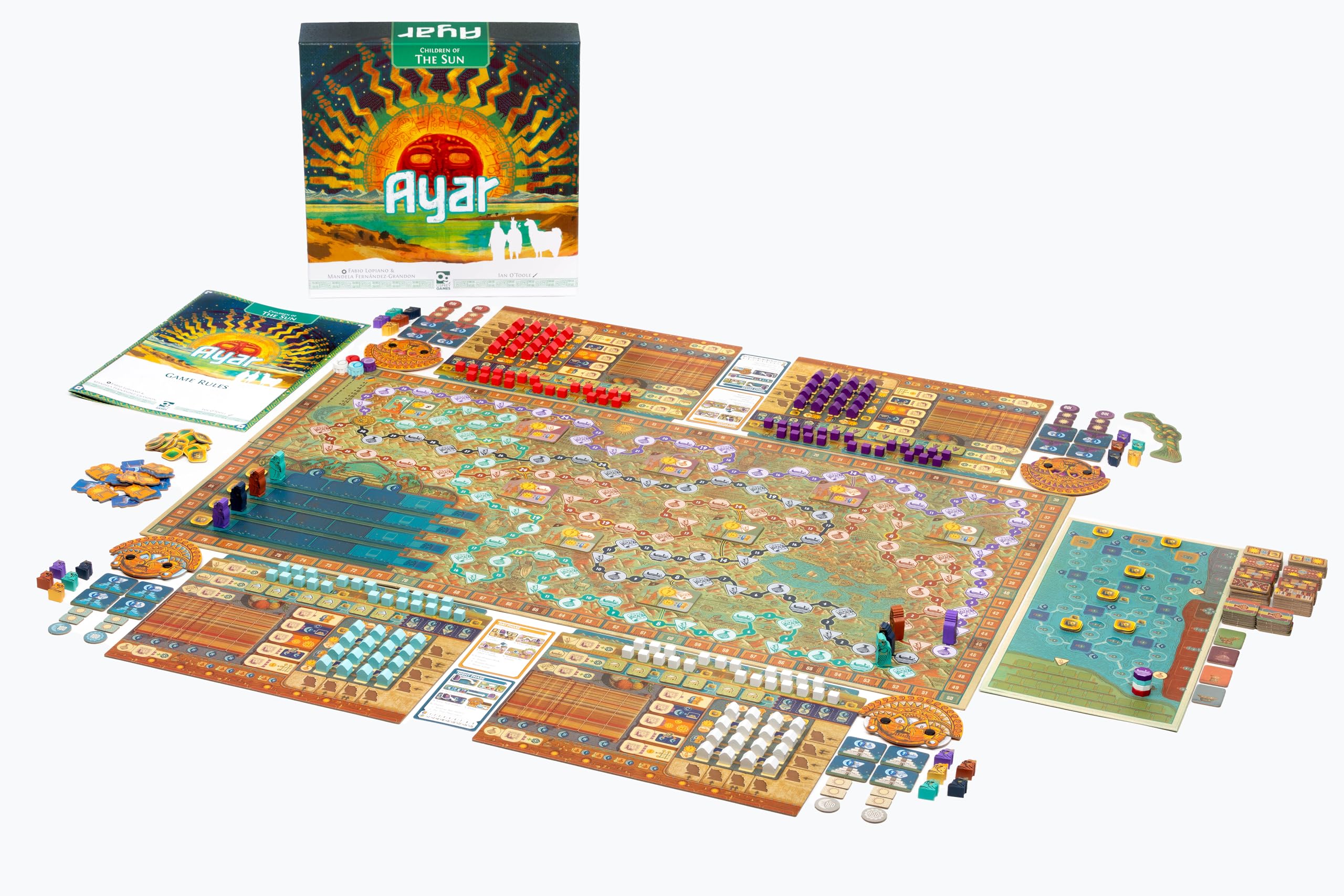Osprey Games Ayar: Children of the Sun Board Game | Eurogame | 2-4 Players