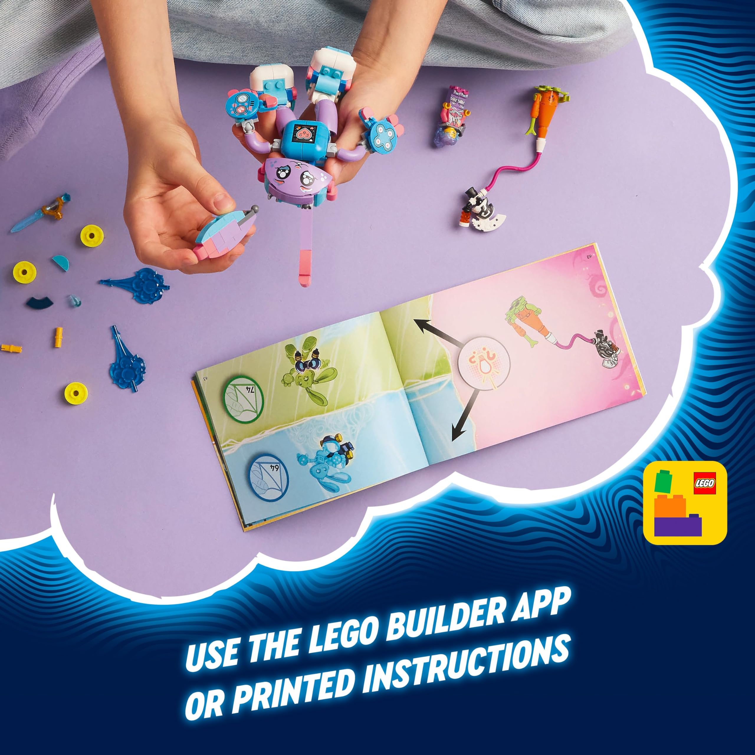 LEGO DREAMZzz Izzie and Bunchurro the Gaming Bunny Building Set - 2-in-1 Fantasy Playset for Kids 7+ 5