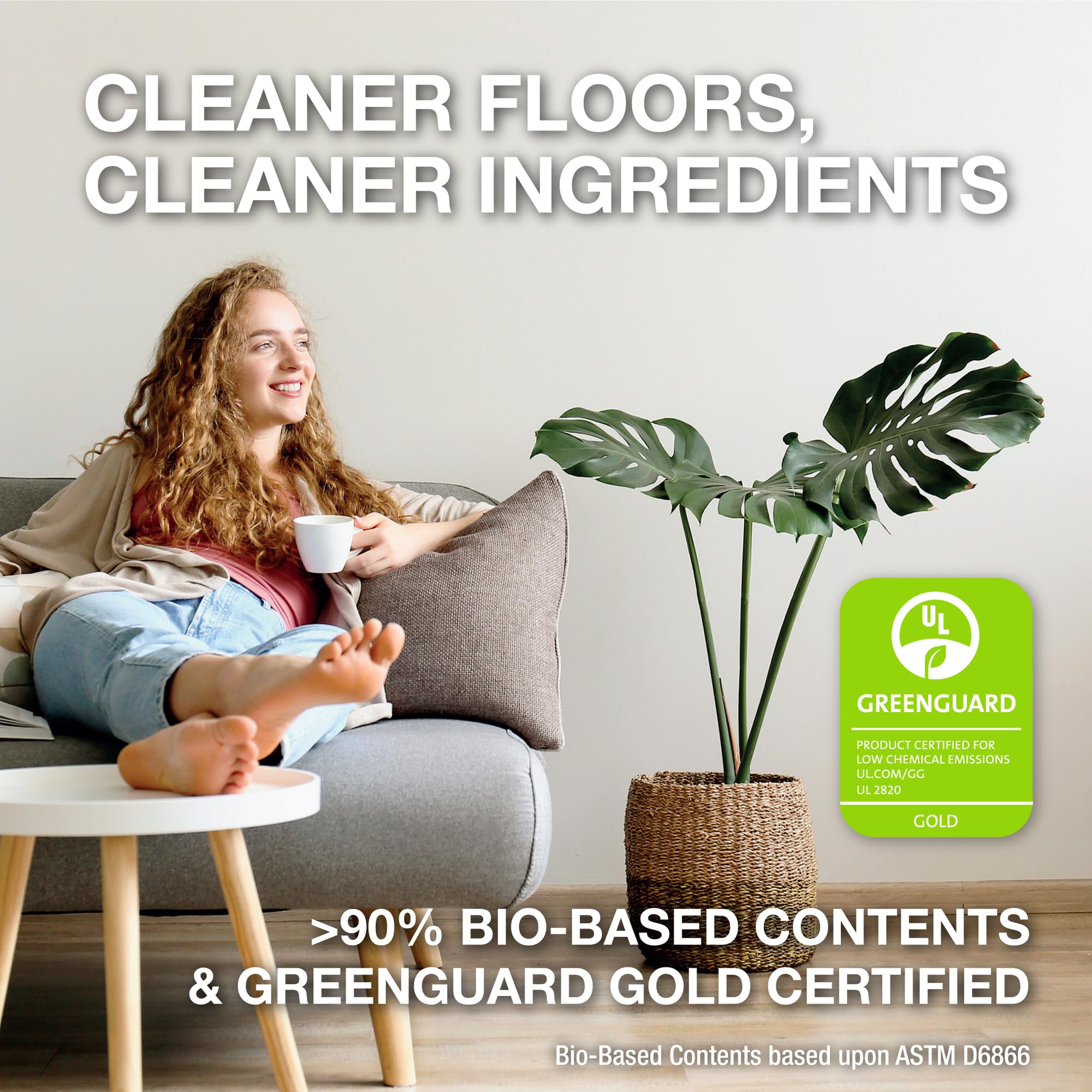 Bona Wood Floor Cleaner Concentrate for Mopping Robots | pH Balanced | Cedar Wood Scent | 1.1 L 8