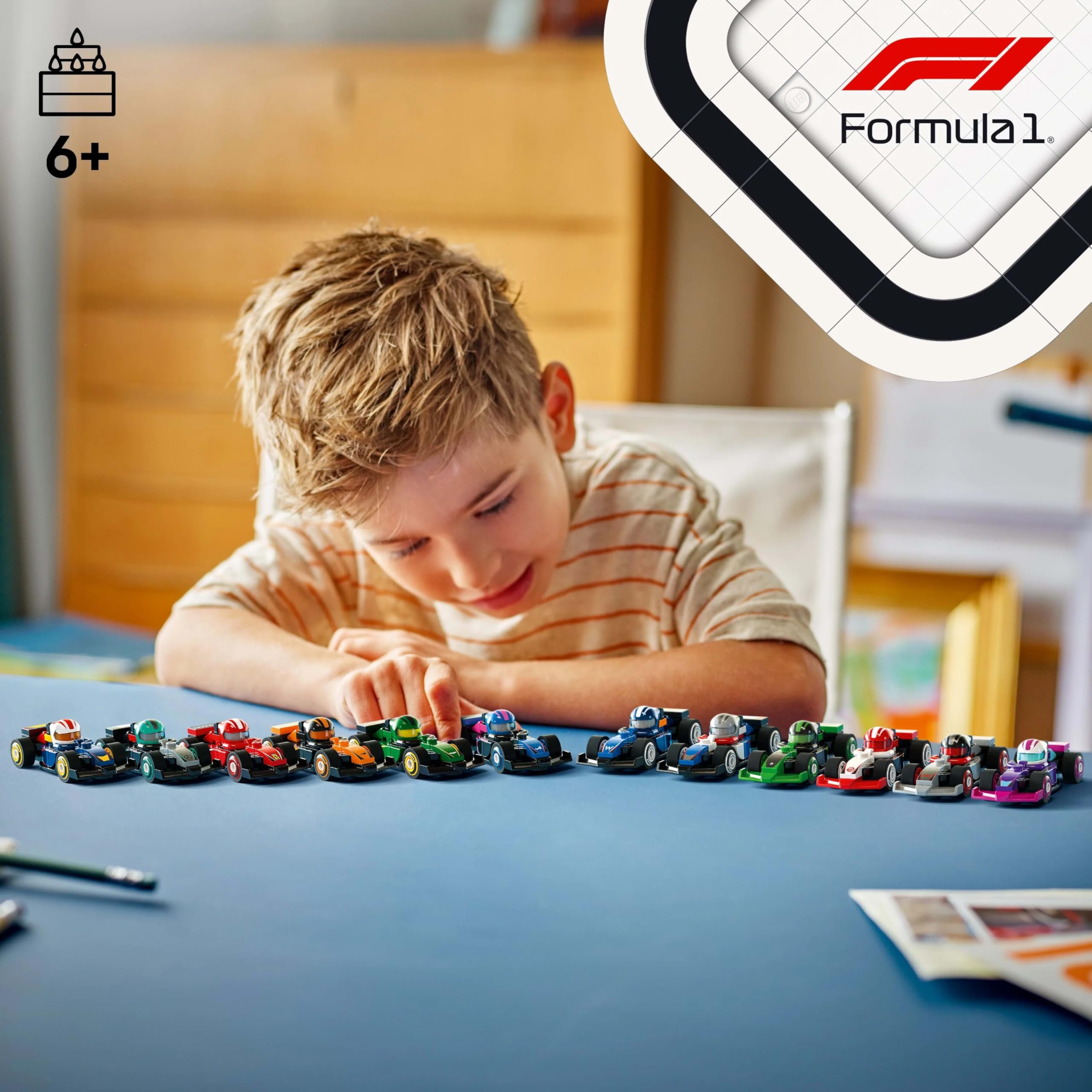 LEGO F1 Collectible Race Cars - 1 of 12 Mini Buildable Models with Moving Wheels for Kids 6+ 5