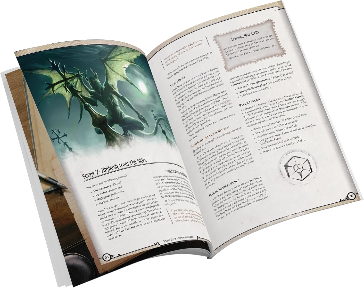 Fantasy Flight Arkham Horror The Roleplaying Game Hungering Abyss Starter Set 4