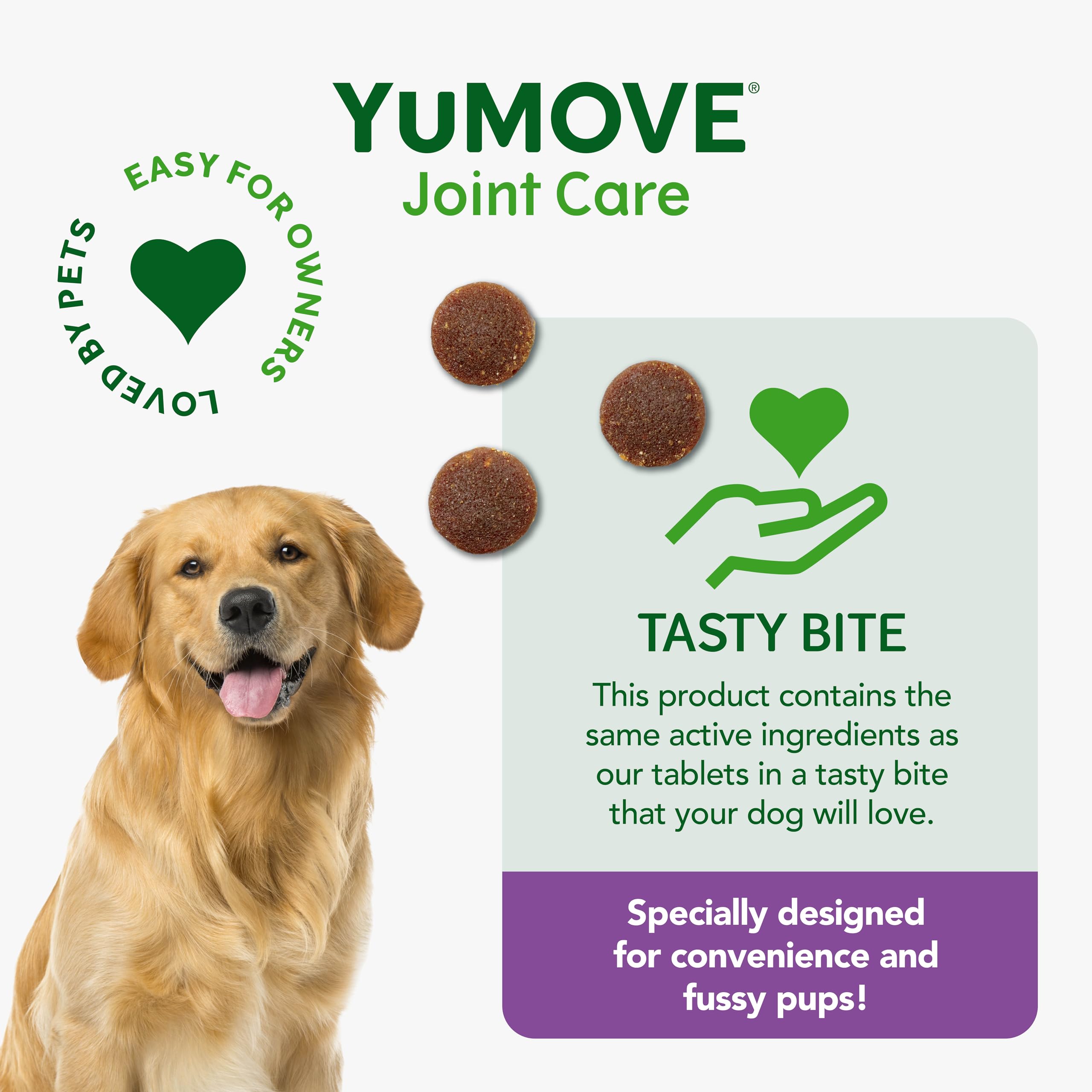 YuMOVE Joint Supplement for Dogs - One-A-Day for Stiff Medium Dogs | 30 Chews 5