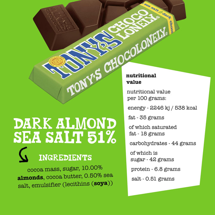Tony's Chocolonely Extended Rainbow Tasting Pack - 8 Bars, 385g, Assorted Flavours
