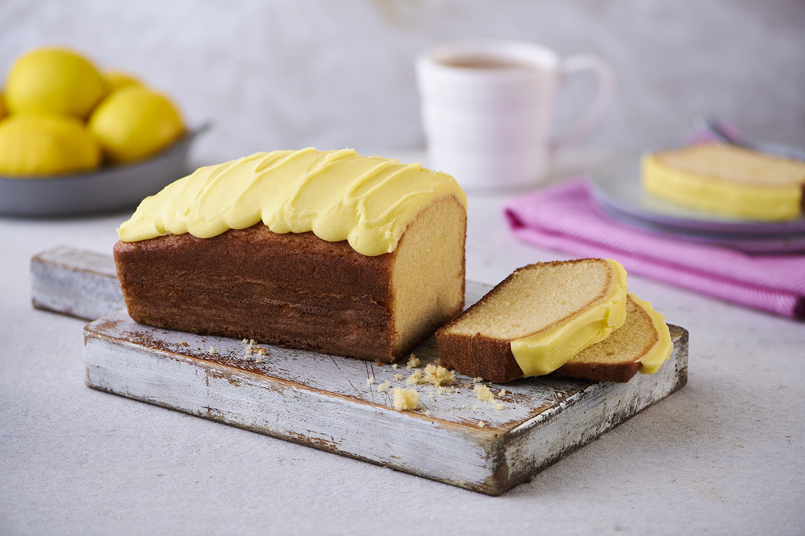 Renshaw Sicilian Lemon Vegan Buttercream Style Soft Icing - Ready to Use, 400g Tub 3