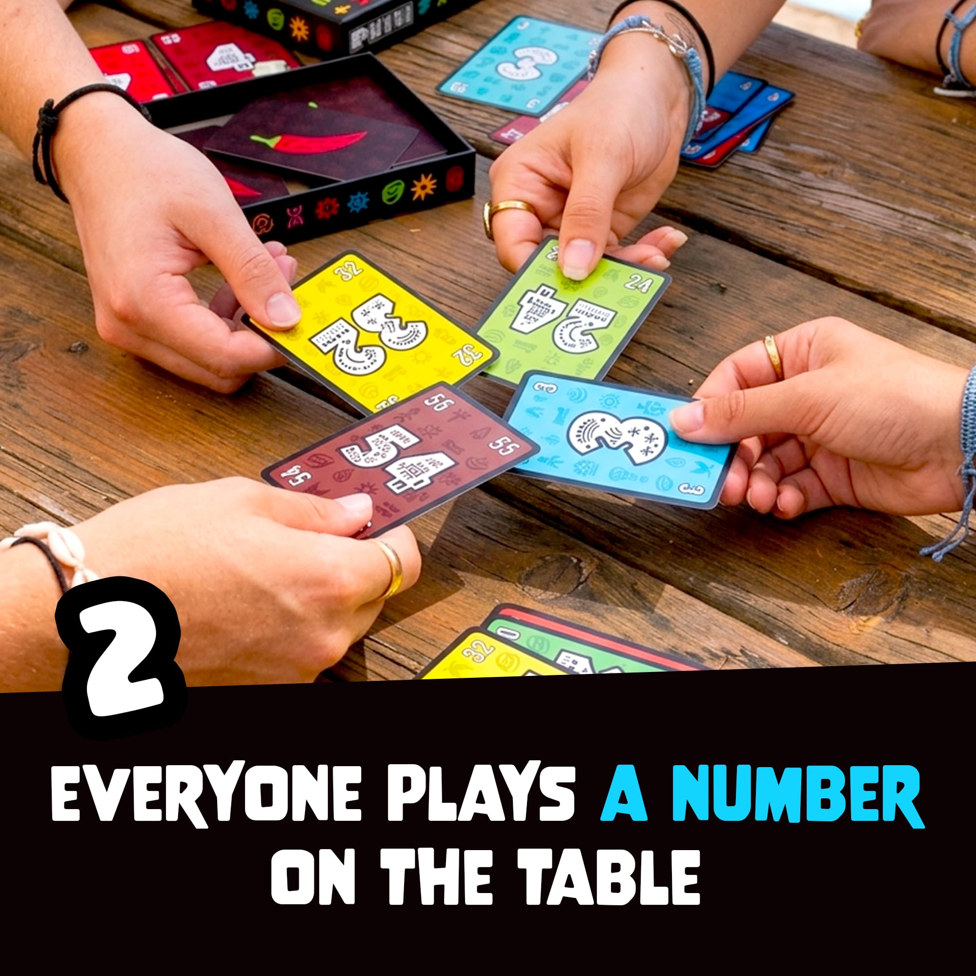 ATM Gaming Pili Pili Card Game - Betting & Trick-Taking | 2-8 Players | Ages 8+ | 20 Min Playtime 5