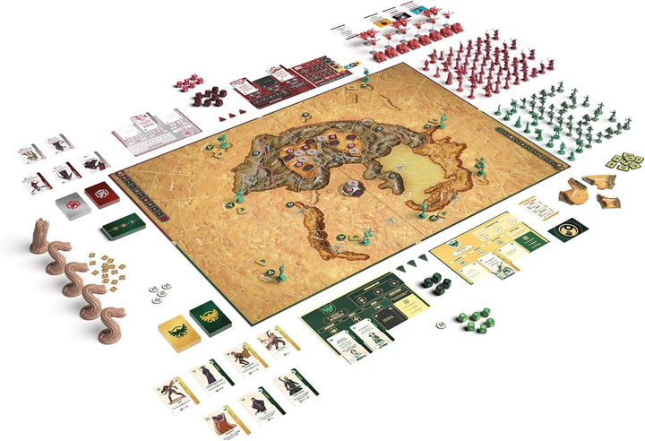 CMON Dune: War for Arrakis Board Game Core Box (DUN001) - Tabletop Miniatures Strategy Game with Asymmetric Gameplay and Detailed Plastic Figures