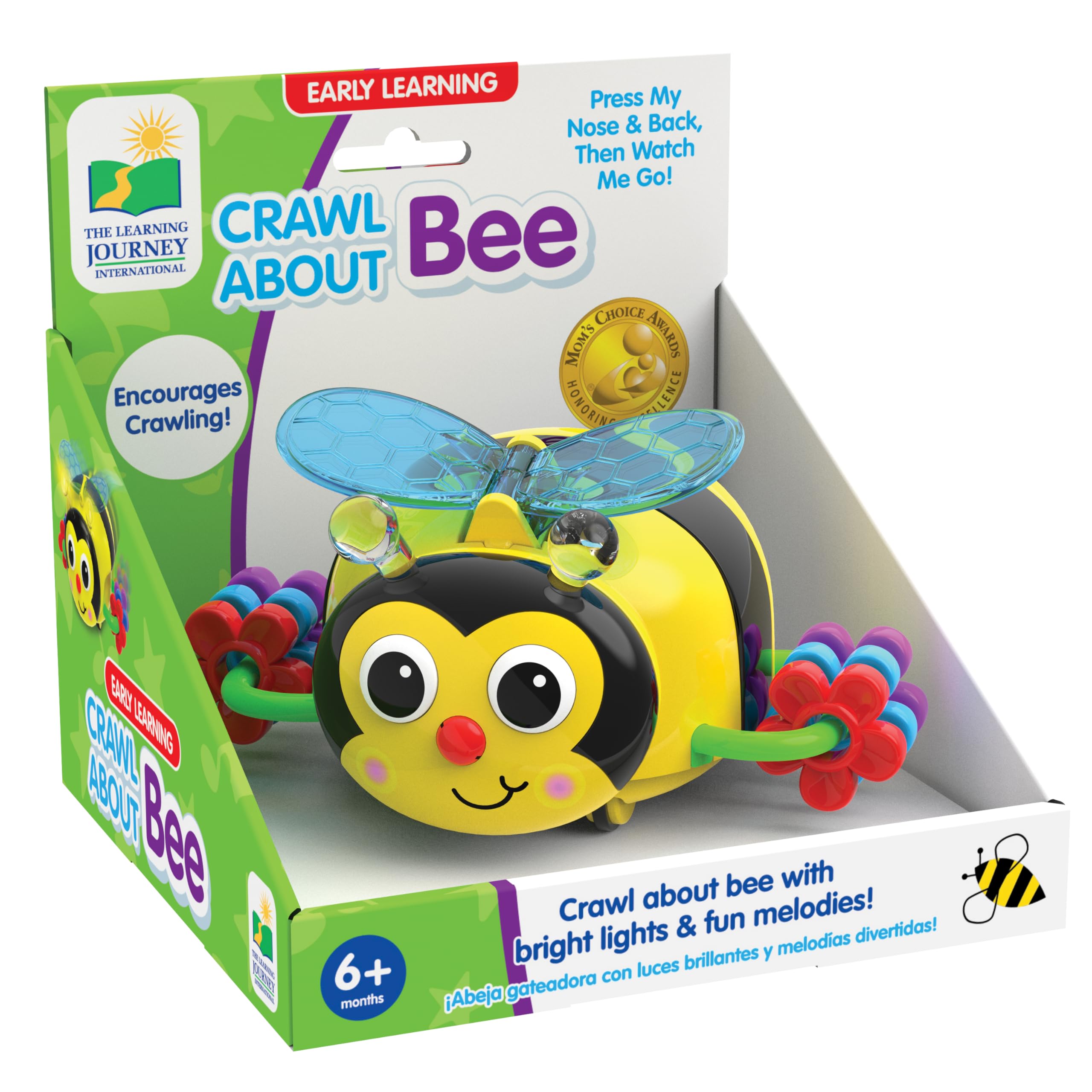 The Learning Journey Crawl About Bee - Encourages Crawling | Lights & Melodies | Ages 6 Months+ 1