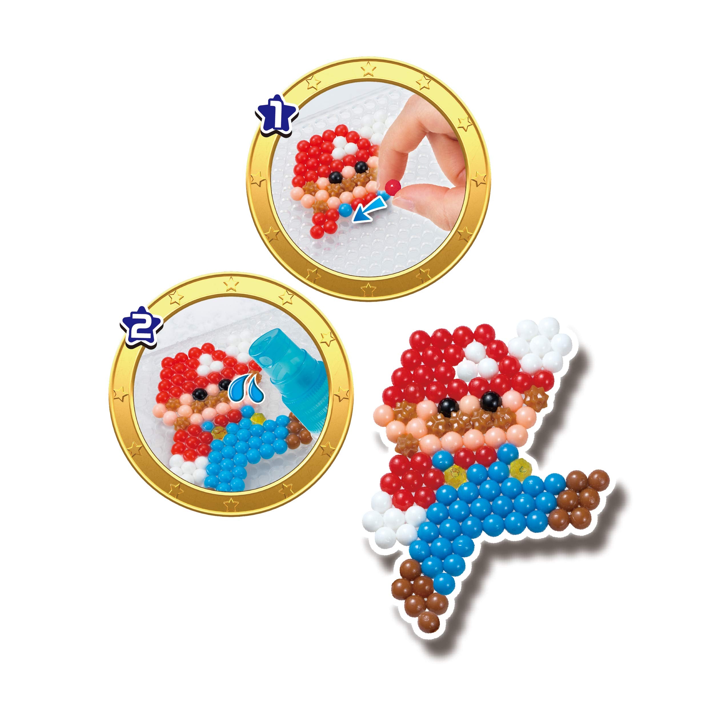 Aquabeads Creation Cube Super Mario Bead Activity Toy | 2500+ Beads | Ages 4+ 5