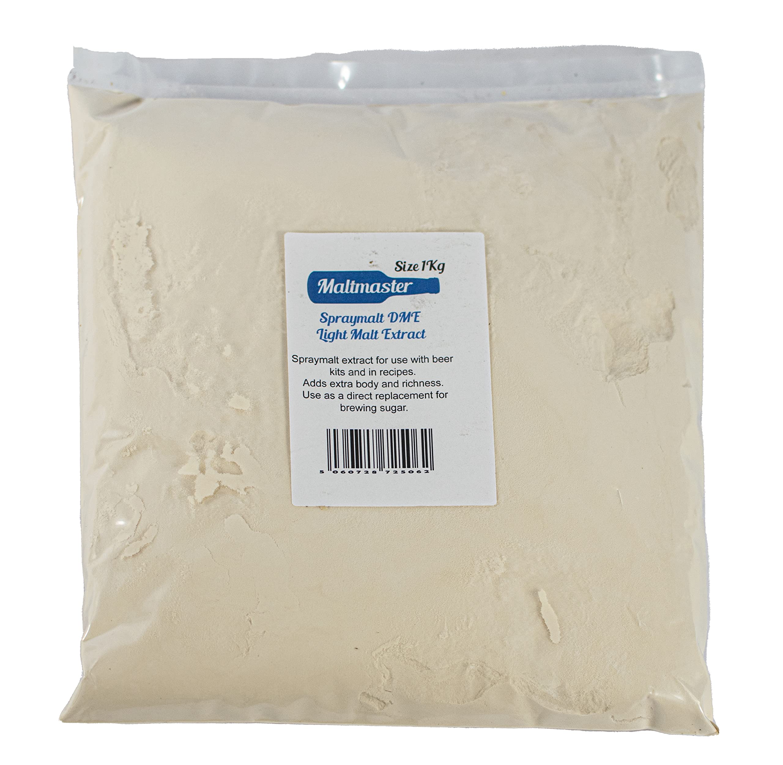 Maltmaster Spraymalt Light Malt Extract DME - 1kg Brewing Sugar for Beer Body and Richness 1