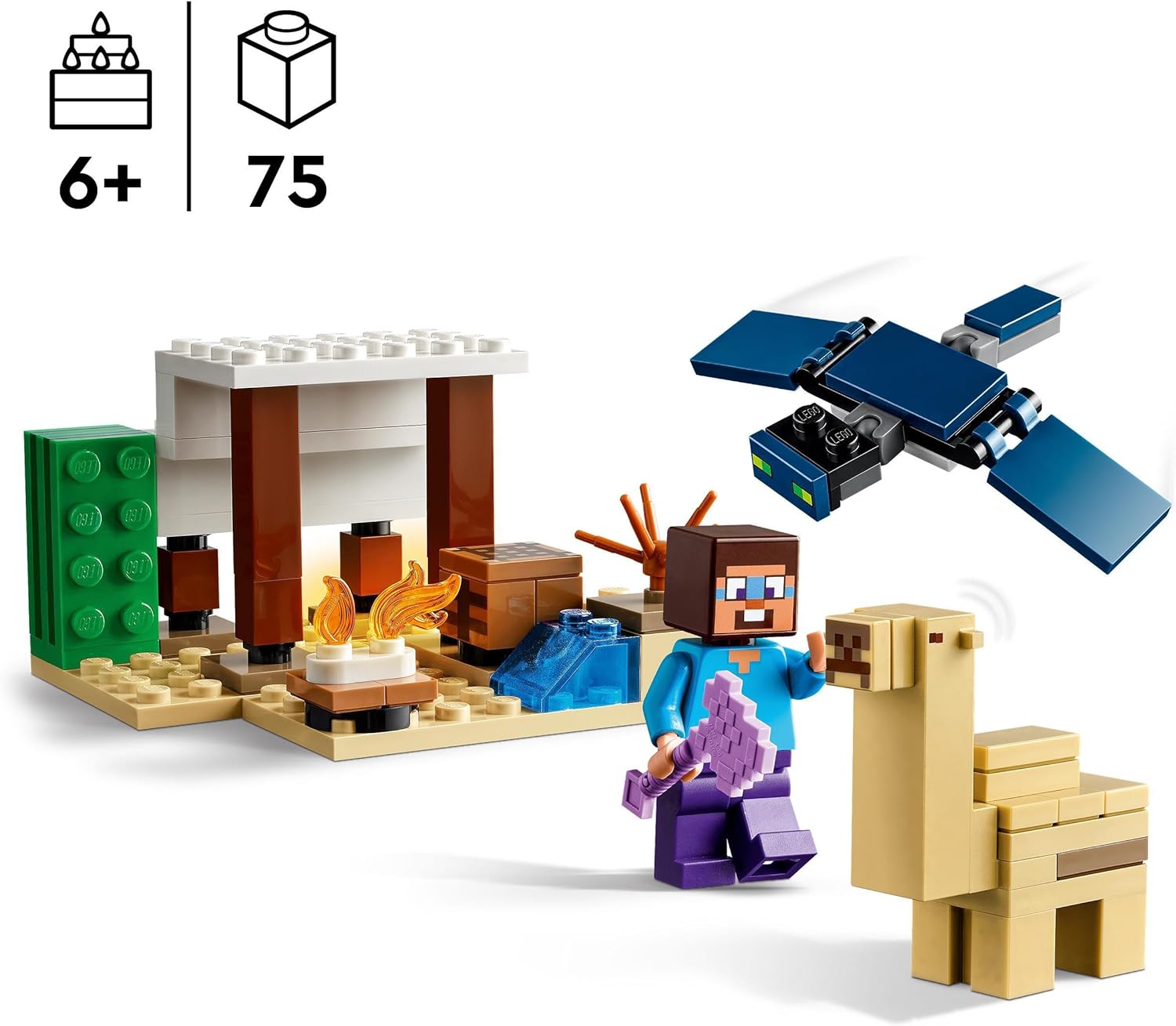 LEGO Minecraft Steve's Desert Expedition Building Set - Action Figure Playset for Kids 6+ 2