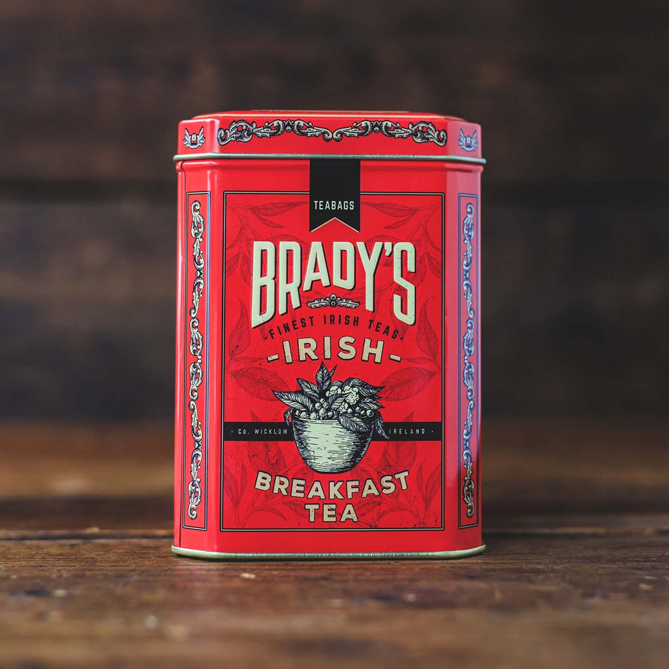 Brady's Irish Breakfast Tea - 40 Tea Bags - Rich Malty Black Tea Blend in Tin 5