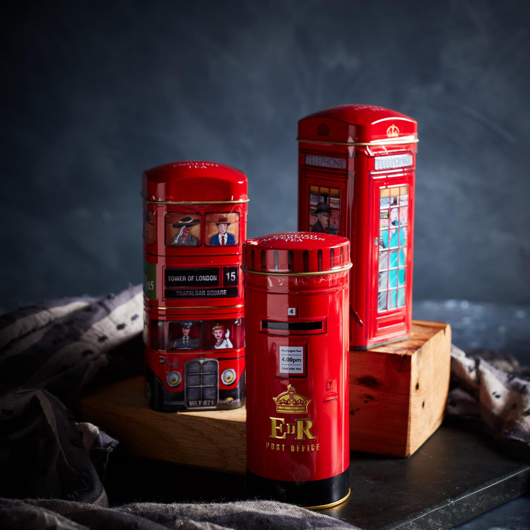 New English Teas Heritage Range English Icons - English Tea Selection Triple Tin Gift Pack