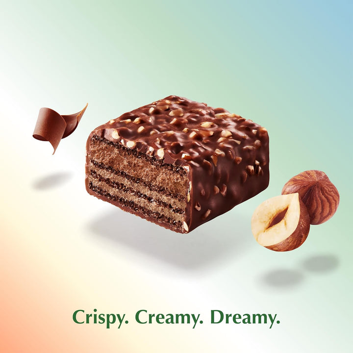 Lindt Choco Wafer Milk Chocolate & Hazelnut Box - 135g (9 Wafers)