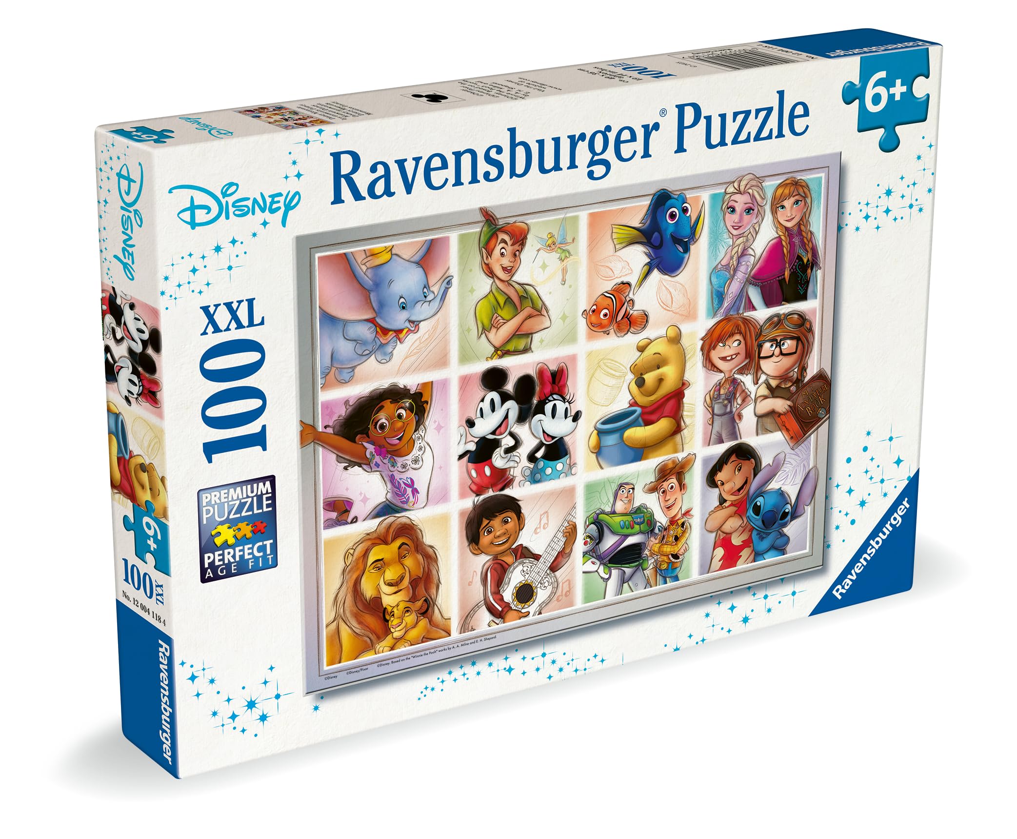Ravensburger Disney Multicharacter 100 Piece Jigsaw Puzzle for Kids Age 6+ | XXL Pieces | 49 x 36 cm