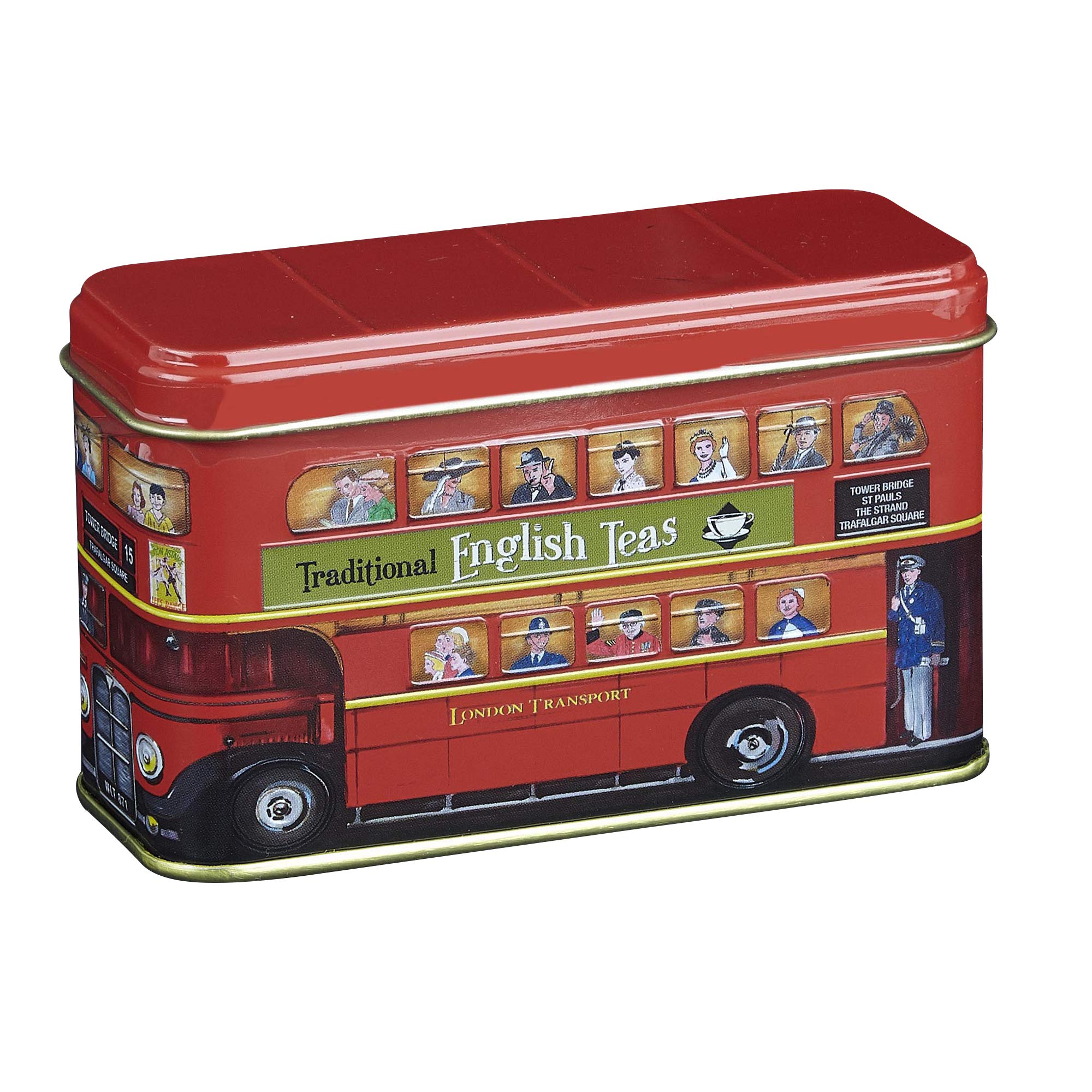 New English Teas London Bus Tea Caddy with 20 English Breakfast Teabags 7