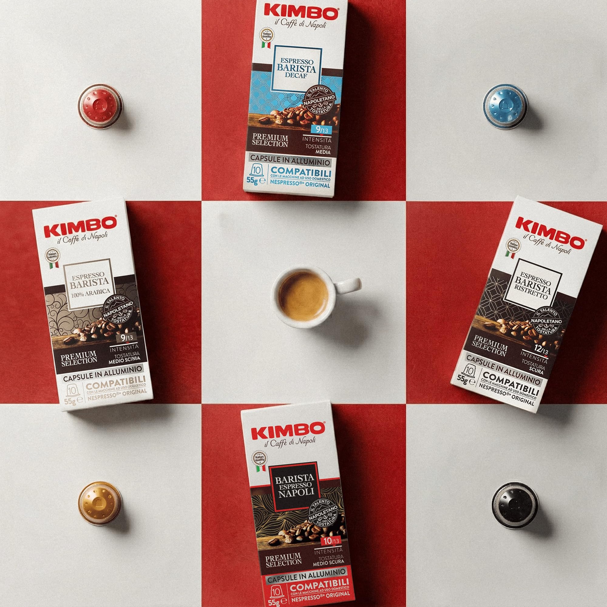 Kimbo Barista Decaf Espresso Capsules - Nespresso Compatible | Intensity 9/13 | 10 Count 8