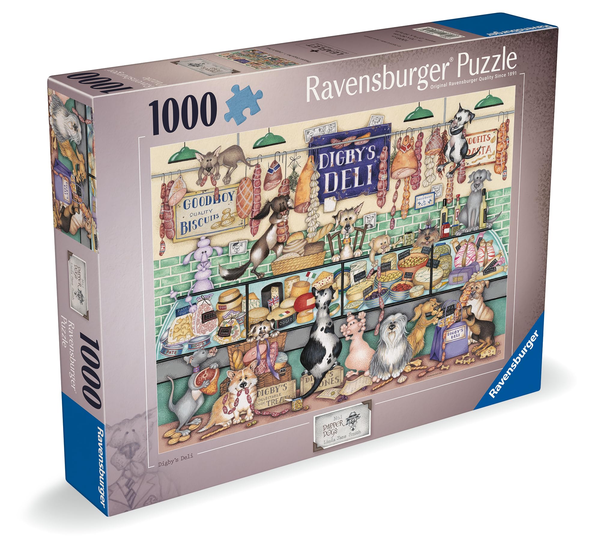 Ravensburger Dapper Dogs No.1 Digby's Deli 1000 Piece Jigsaw Puzzle 5