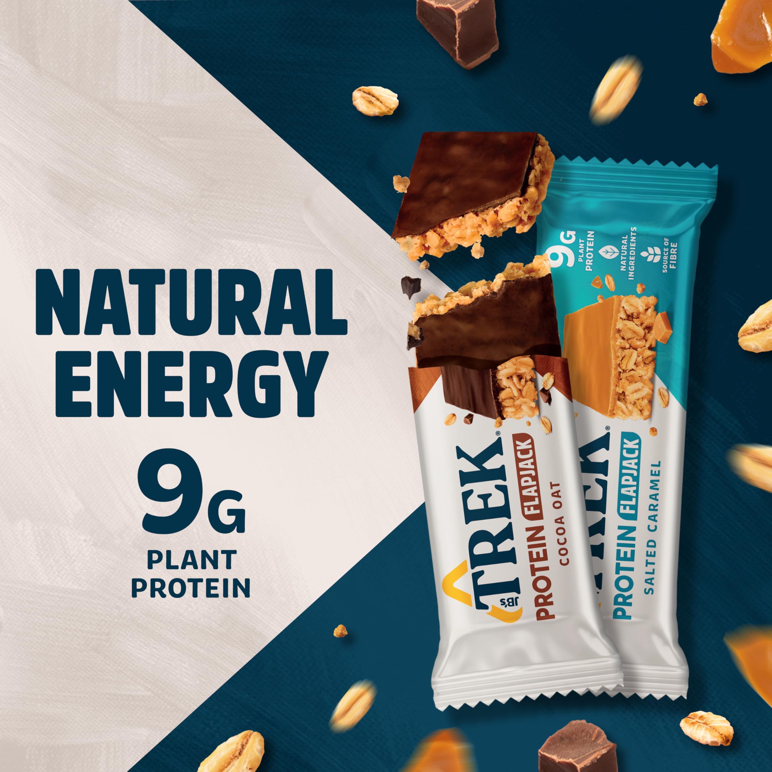 JB's TREK Protein Flapjack - Cocoa Coconut | Plant-Based | Gluten Free | 3 Servings