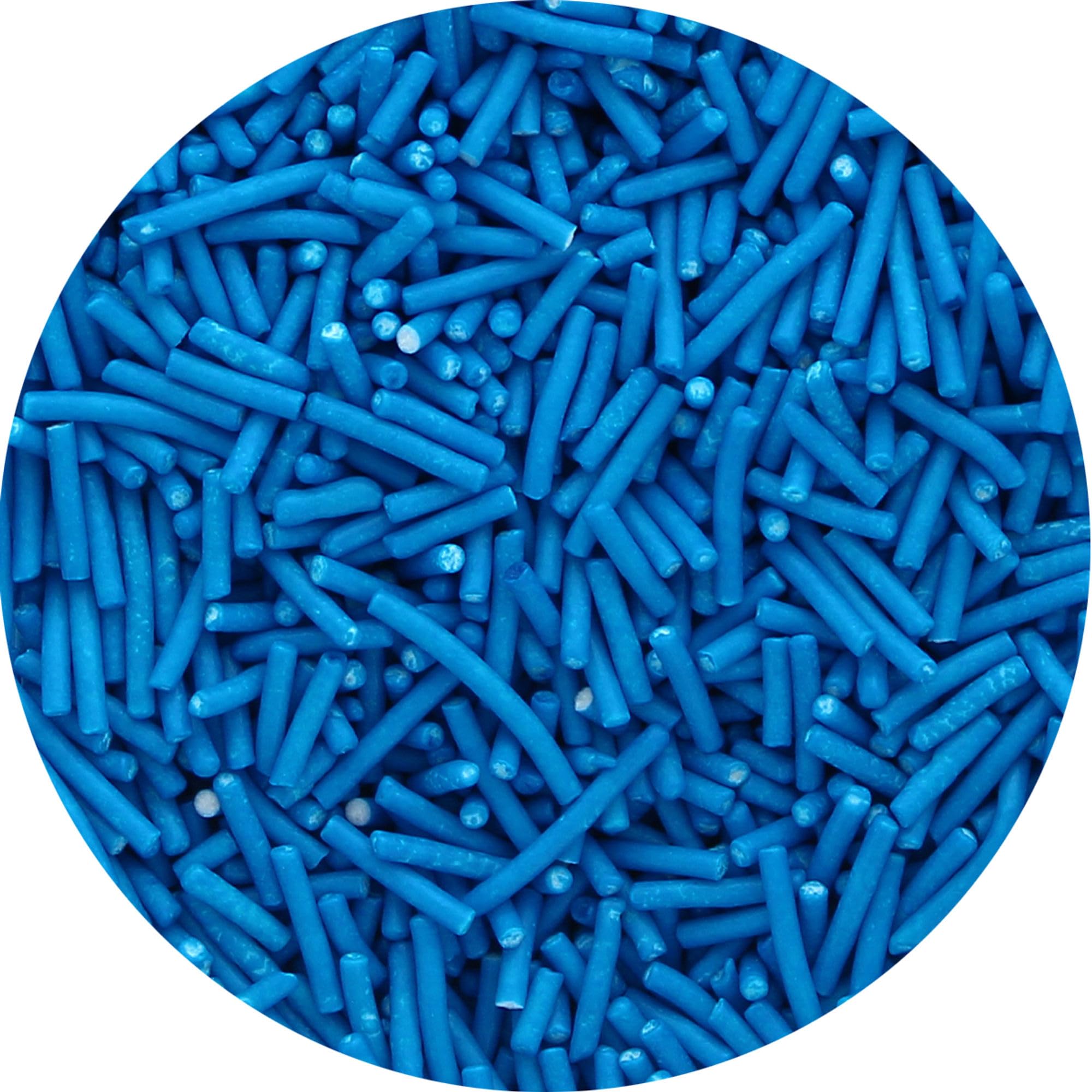 Culpitt Select Blue Sugar Strands Sprinkles - 500g Pouch | Edible Cake Decoration